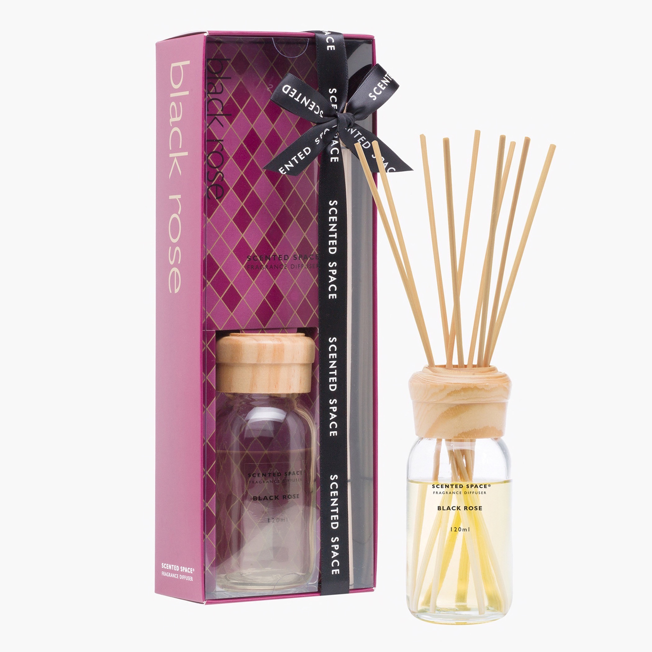 Scented Space Lavender Woods Reed Diffuser - 120 ml-household-homefragrance-reeddiffusers-image-2