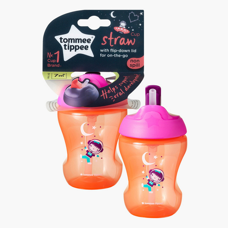Tommee Tippee Printed Easy Drink Straw Cup with Handle