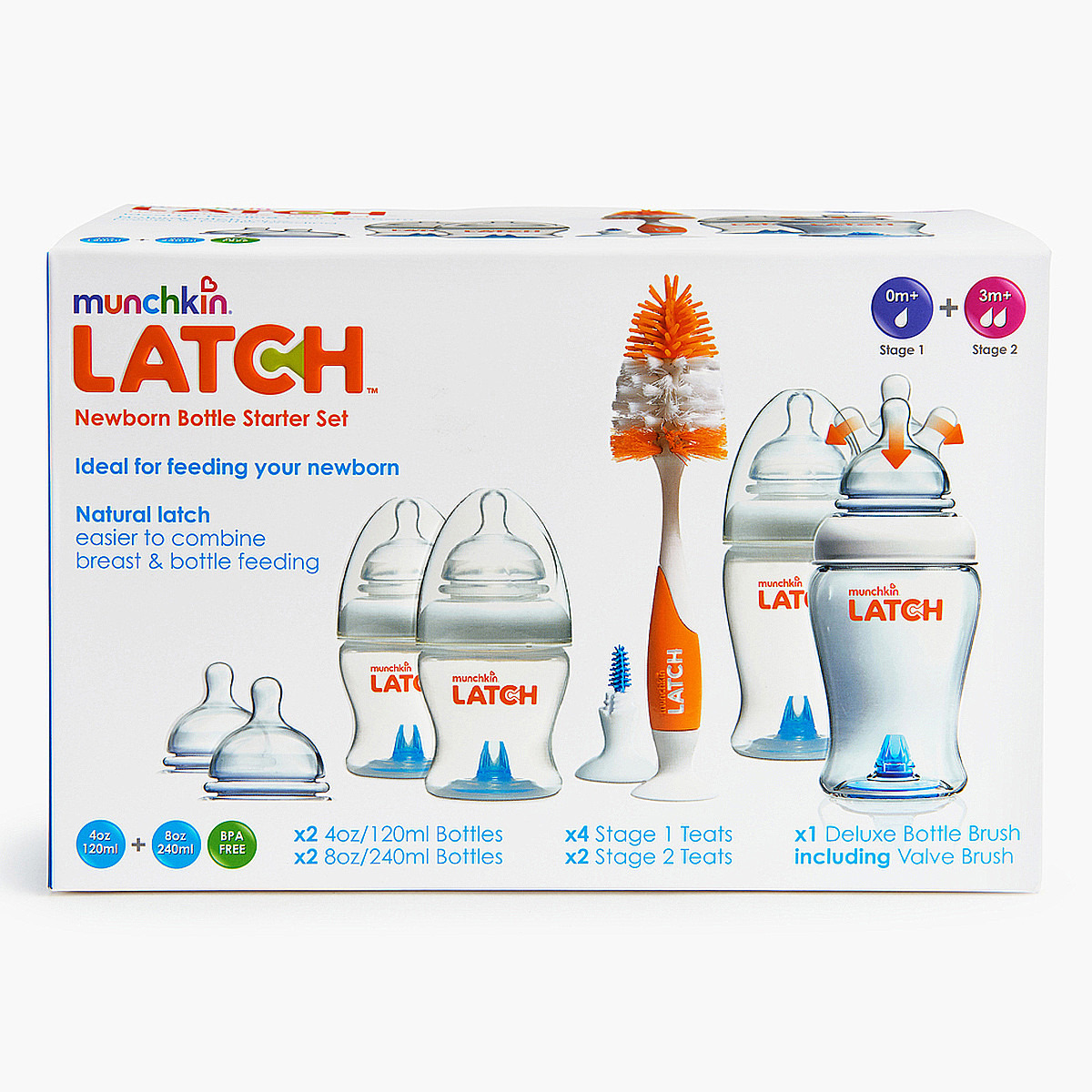 Shop Munchkin Latch Newborn Feeding Bottle Starter Set Online