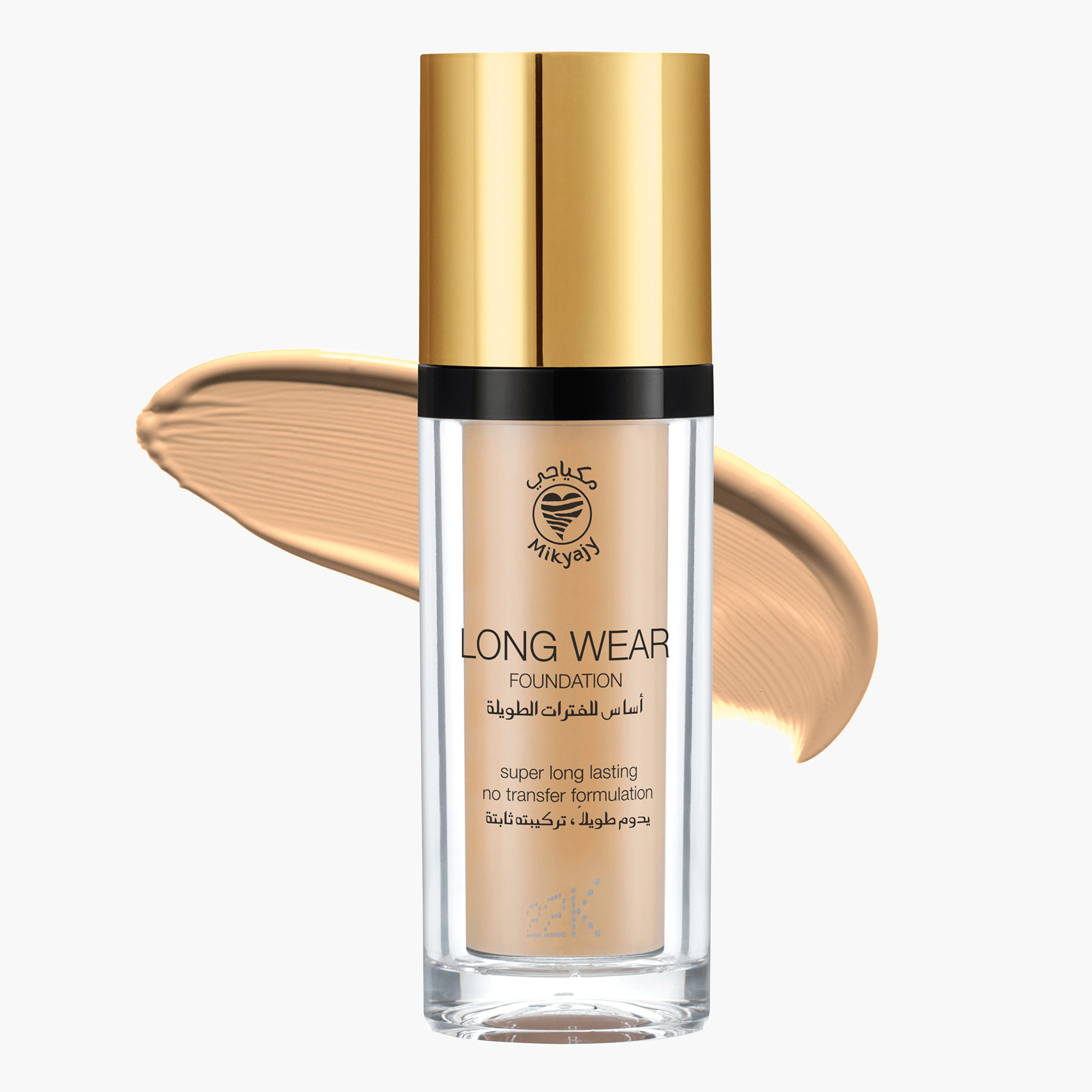كريم أساس طويل الثبات 22 كي من مكياجي-beautyandpersonalcare-makeup-face-foundations-image-1