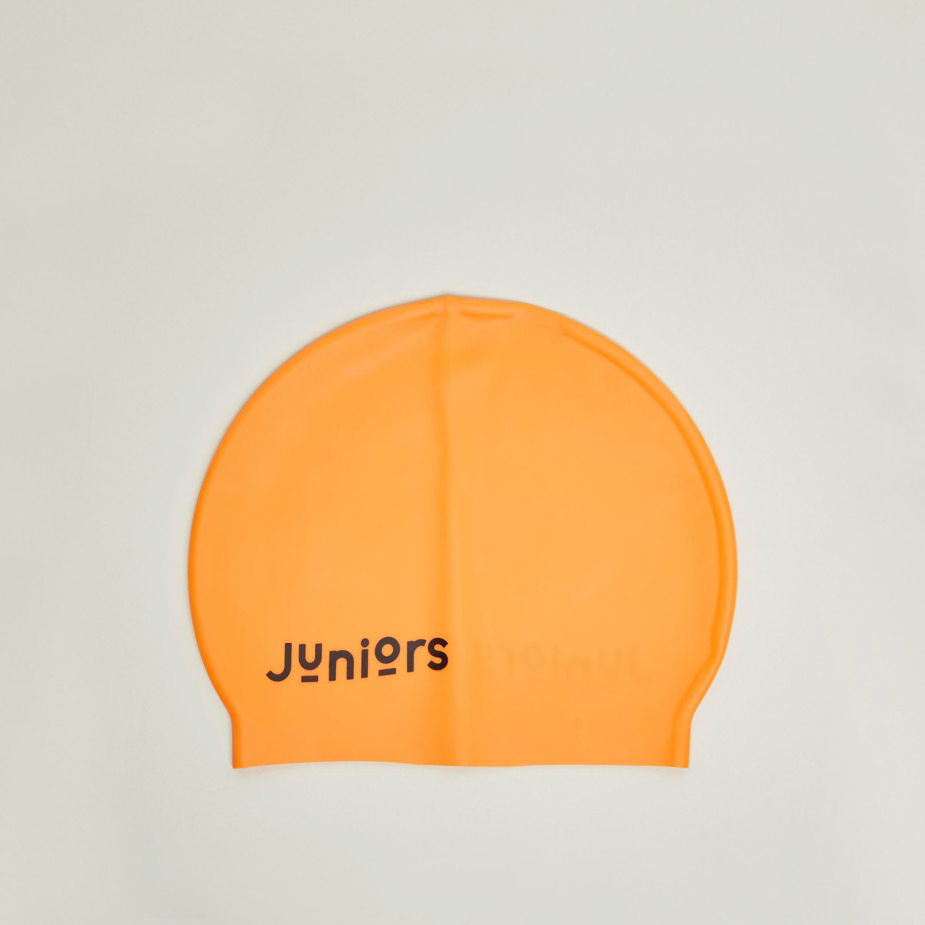 Juniors Solid Swimming Cap-boys-clothing-swimwear-image-1