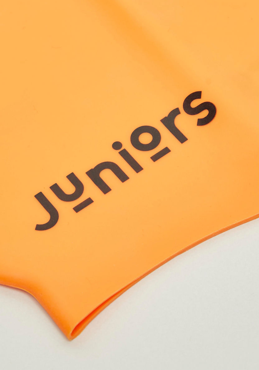 Juniors Solid Swimming Cap-Beach and Water Fun-image-2