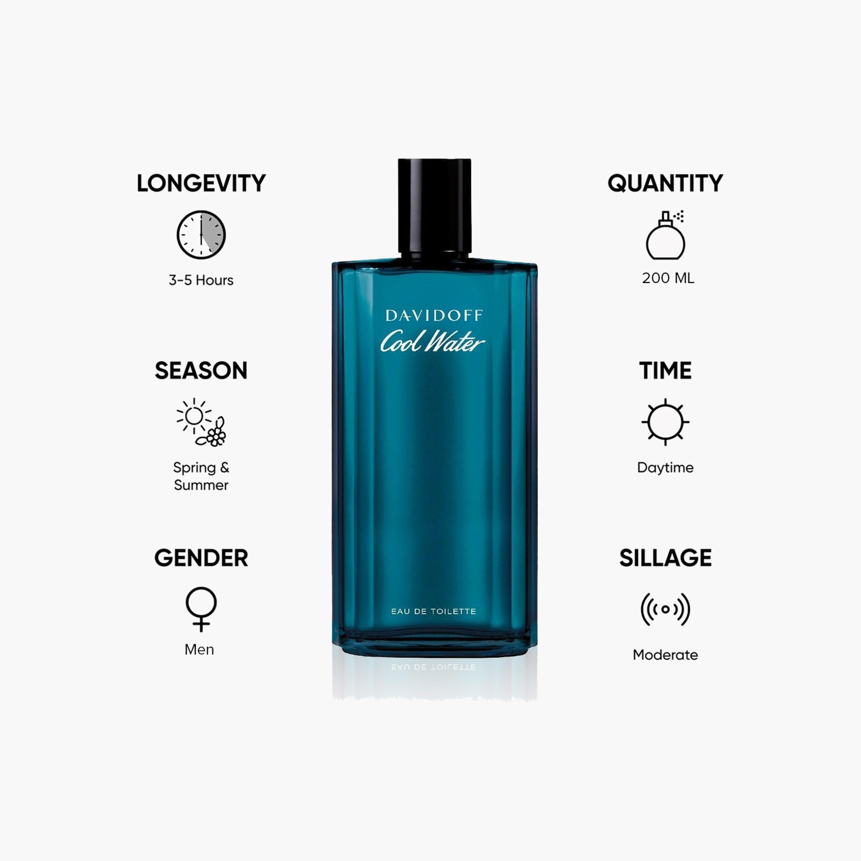 Davidoff Cool Water Eau De Toilette Spray - 200 ml-beautyandpersonalcare-fragrance-men-image-5