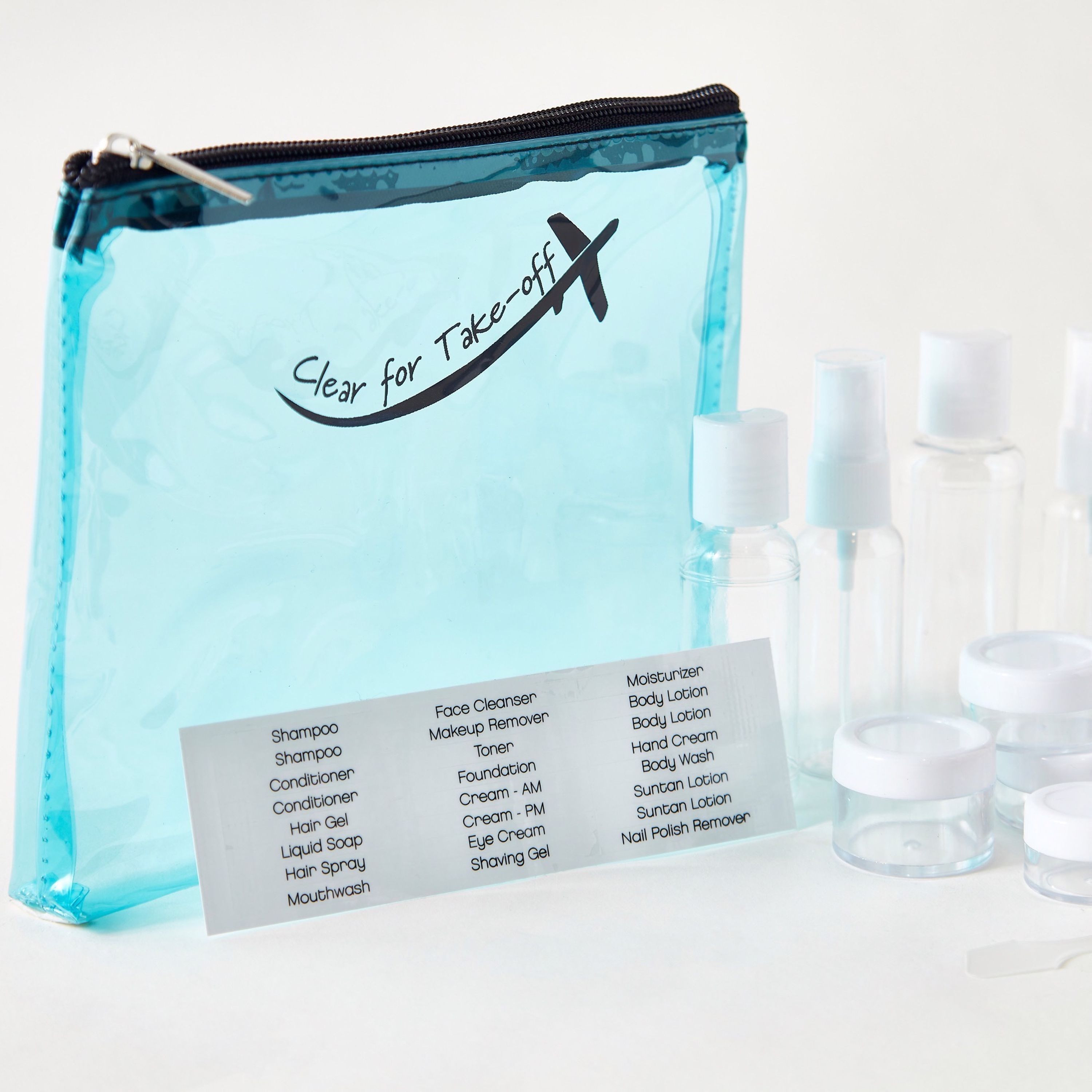 15-Piece Bottle Kit with Zippered Rectangular Pouch-travel-accessories-image-3