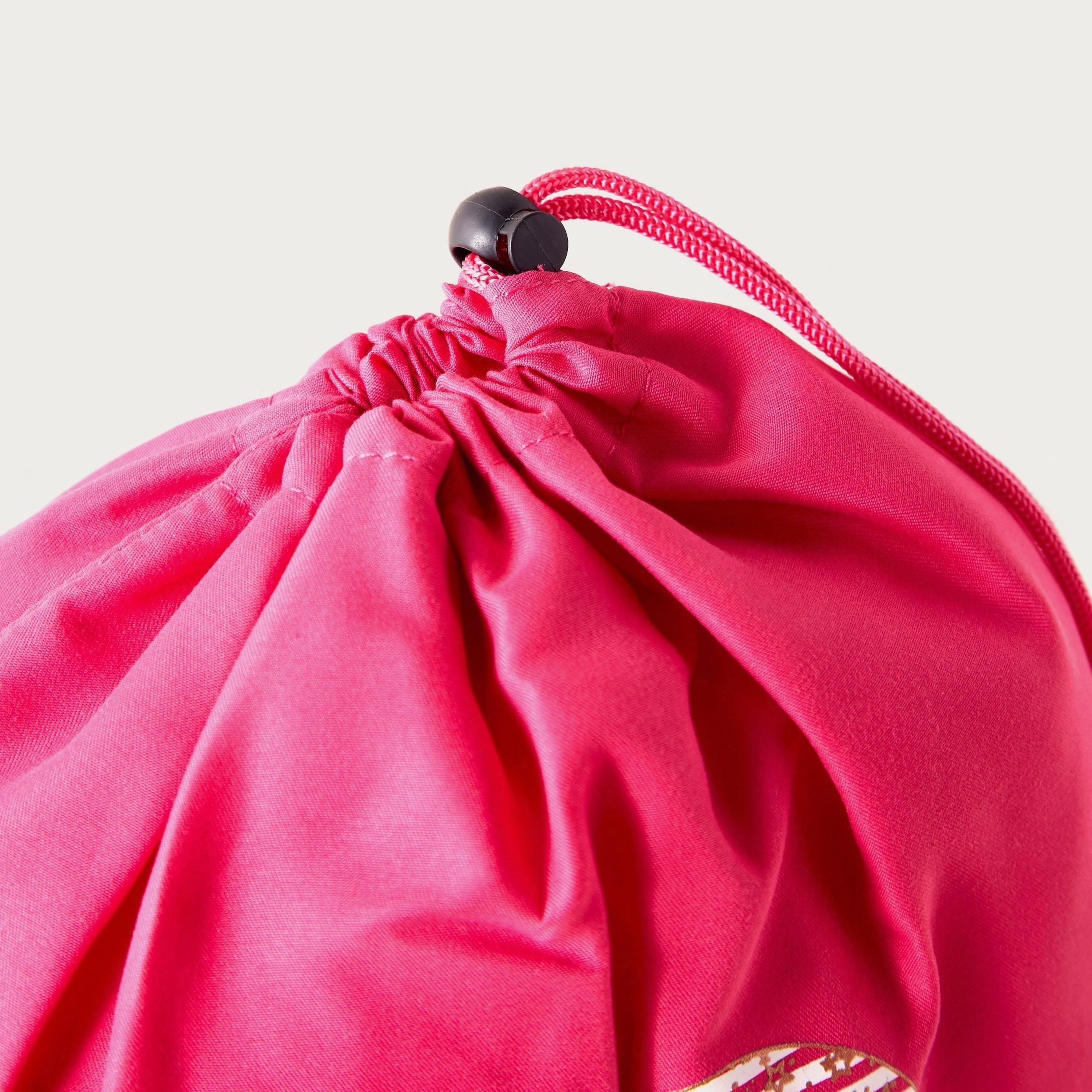 Printed Shoe Bag with Drawstring Closure-travel-accessories-image-2