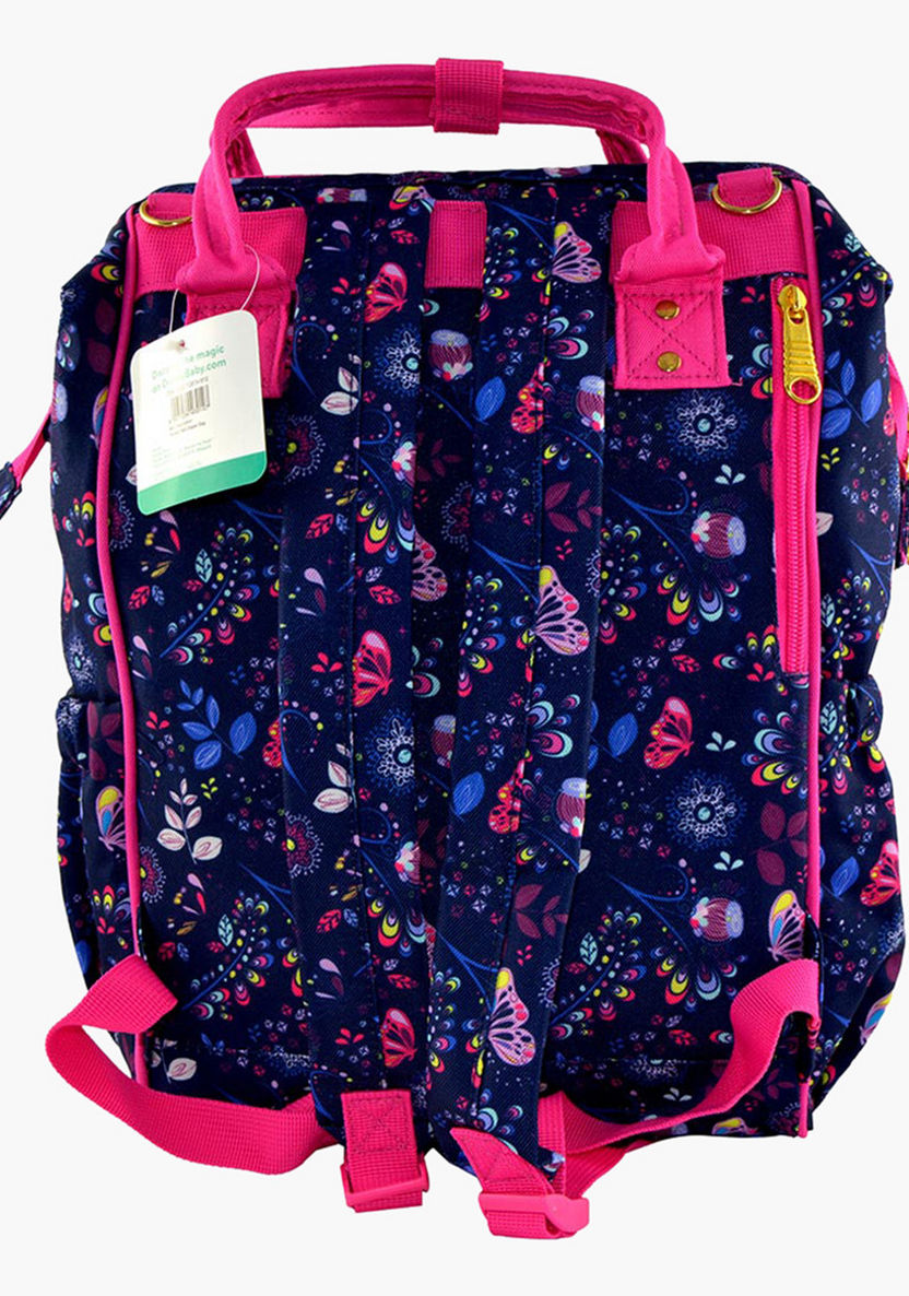 Disney Tinkerbell Print Backpack Diaper Bag-Diaper Bags-image-1
