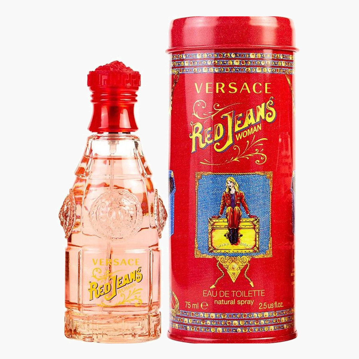 Versace Red Jeans Eau de Toilette Spray for Women - 75 ml-beautyandpersonalcare-fragrance-women-image-1