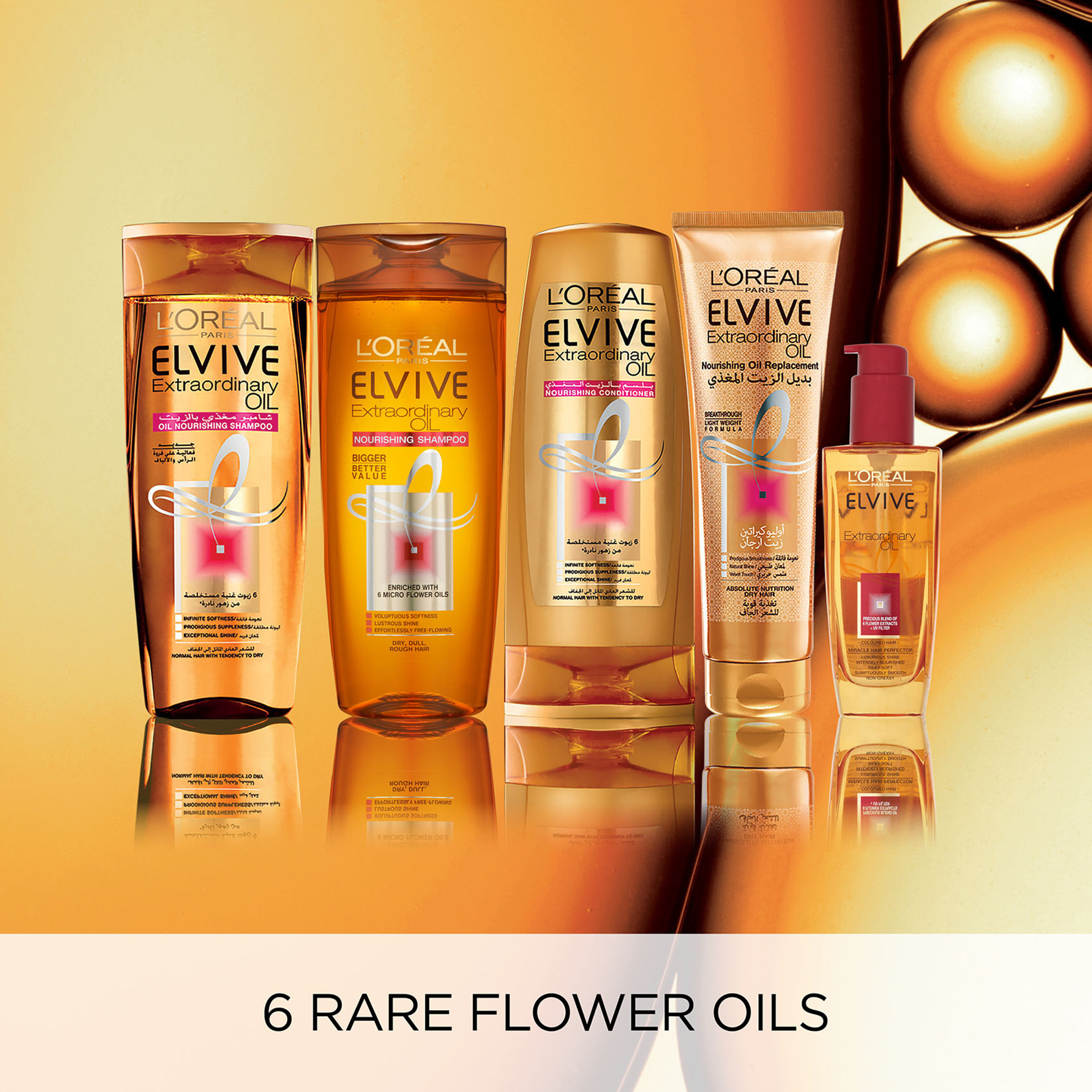 L'Oreal Paris Elvive Extraordinary Oil Shampoo for Normal to Dry Hair - 700 ml-beautyandpersonalcare-hair-haircare-shampoos-image-3