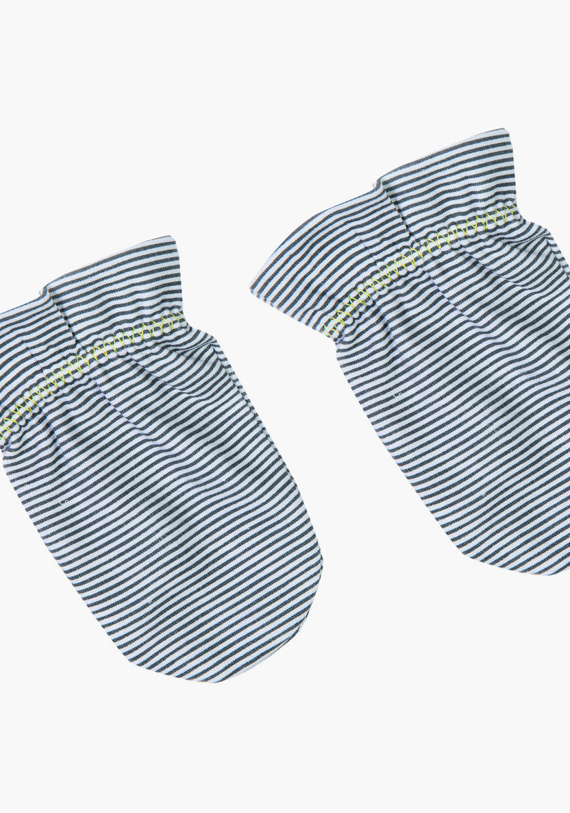 Juniors Striped Mittens-Mittens-image-0