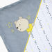 Juniors Bear and Typographic Print Receiving Blanket - 75x100 cms-Blankets and Throws-thumbnail-1