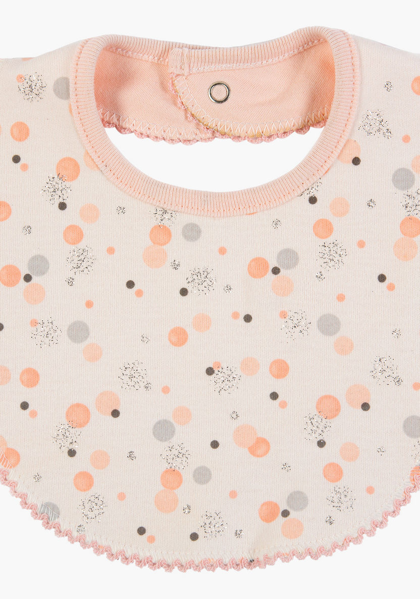 Juniors Printed Bib with Snap Button Closure-Accessories-image-0