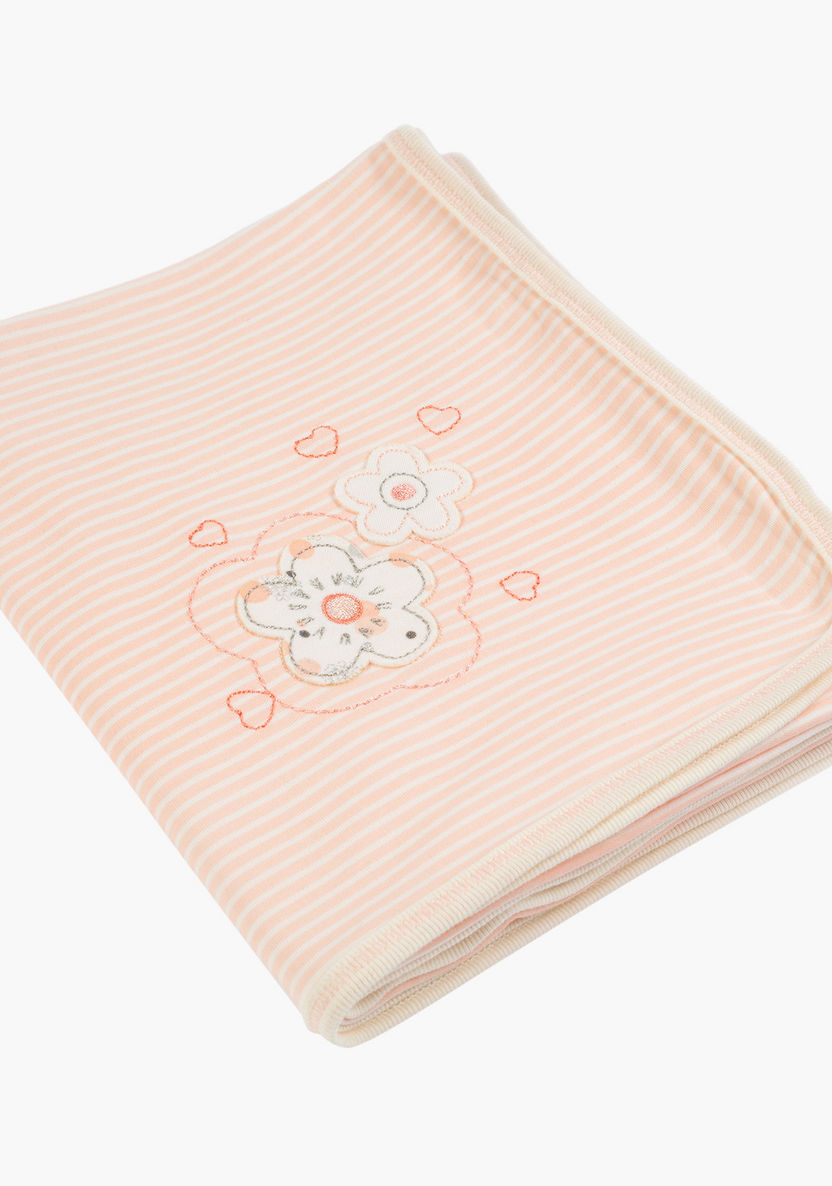 Juniors Embroidered Receiving Blanket - 75x100 cms-Blankets and Throws-image-0