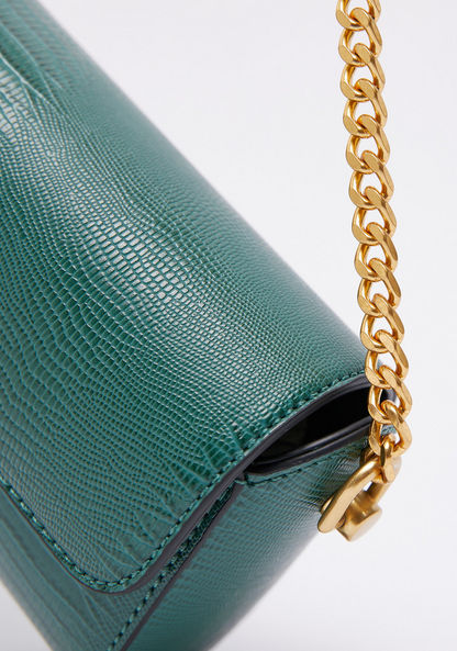 Celeste Animal Textured Crossbody Bag with Chain Strap-Women%27s Handbags-image-4