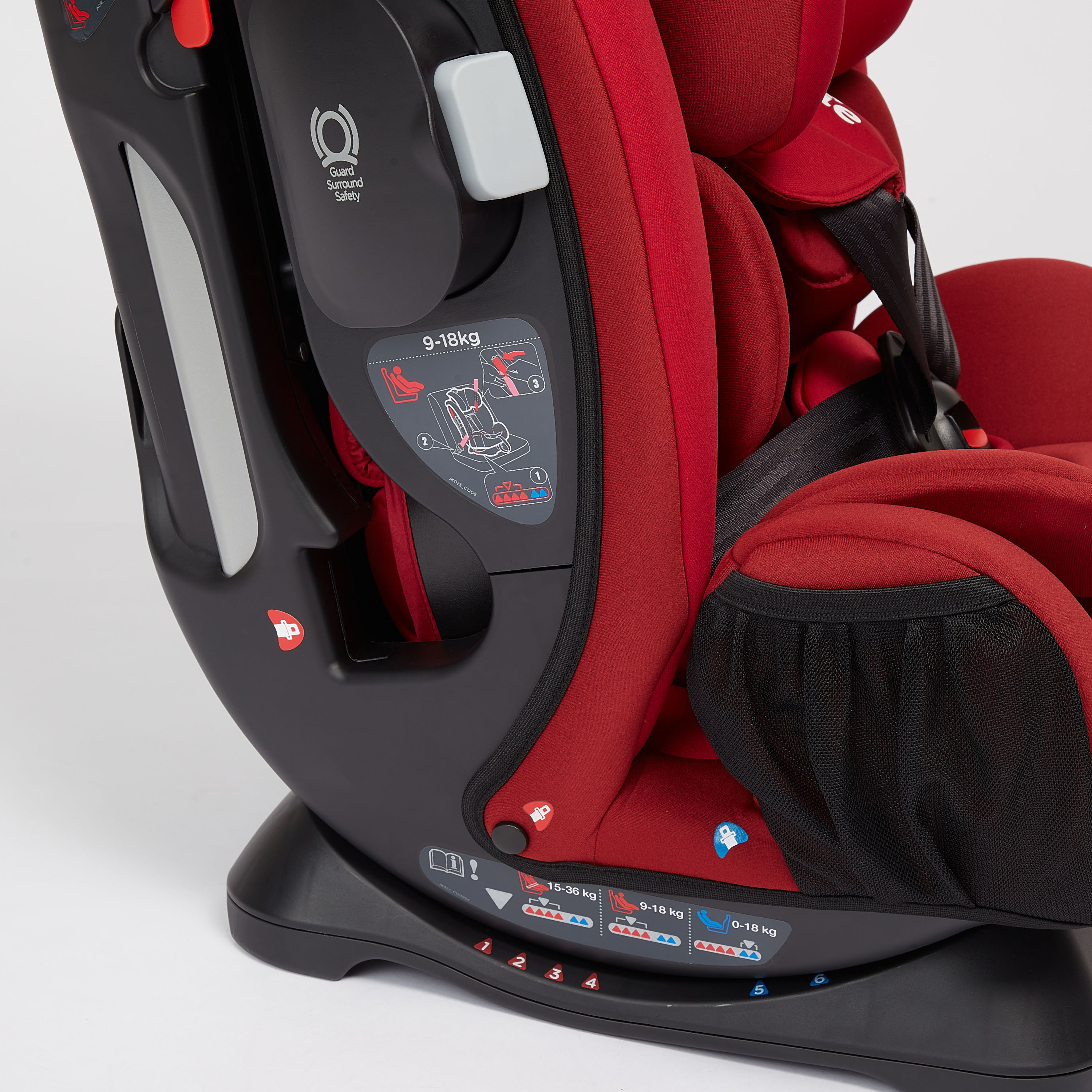Joie Every Stages 4-in-1 Harness Car Seat - Cranberry (Ages 1 to 12 years)-baby-gear-carseats-image-5