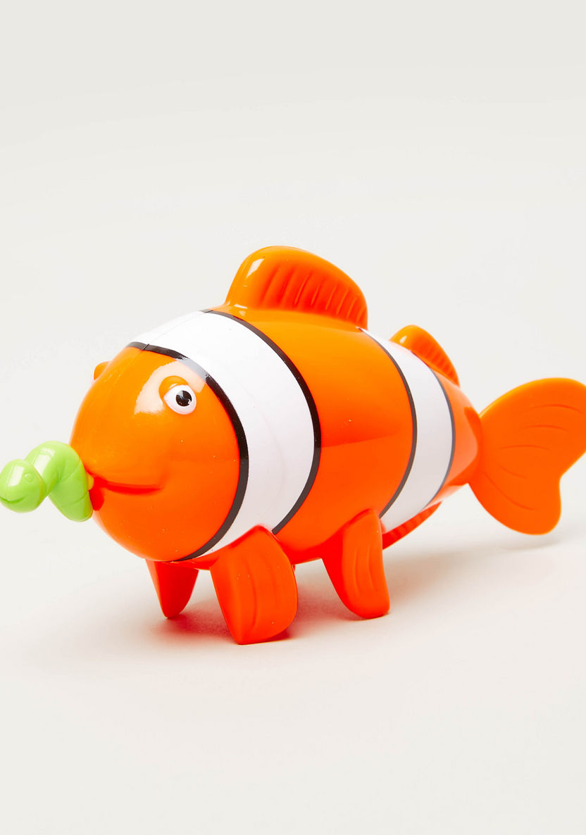 Gloo Pull String Bath Buddies Clown Fish Toy-Baby and Preschool-image-1