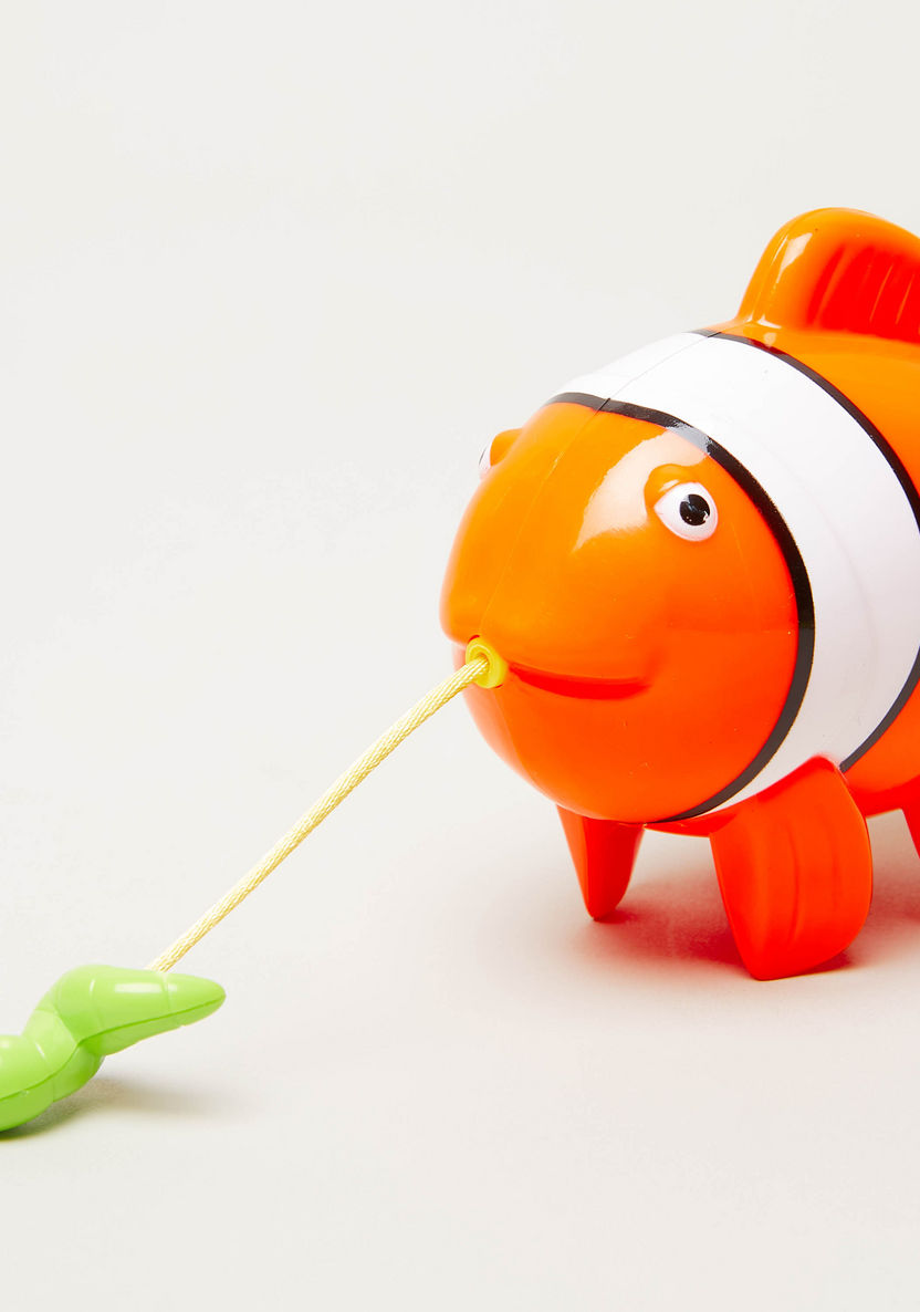 Gloo Pull String Bath Buddies Clown Fish Toy-Baby and Preschool-image-3