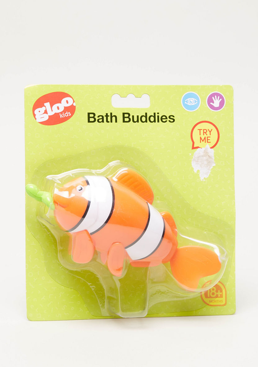 Gloo Pull String Bath Buddies Clown Fish Toy-Baby and Preschool-image-4