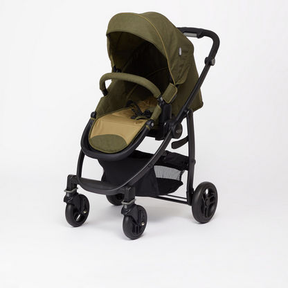 Graco Evo Khaki Travel System with 3-Position Seat (Upto 3 years)-Modular Travel Systems-image-1