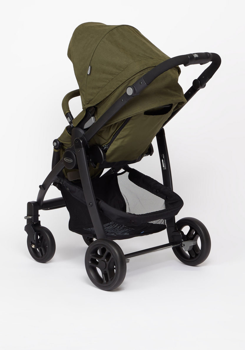Graco Evo Khaki Travel System with 3-Position Seat (Upto 3 years)-Modular Travel Systems-image-3