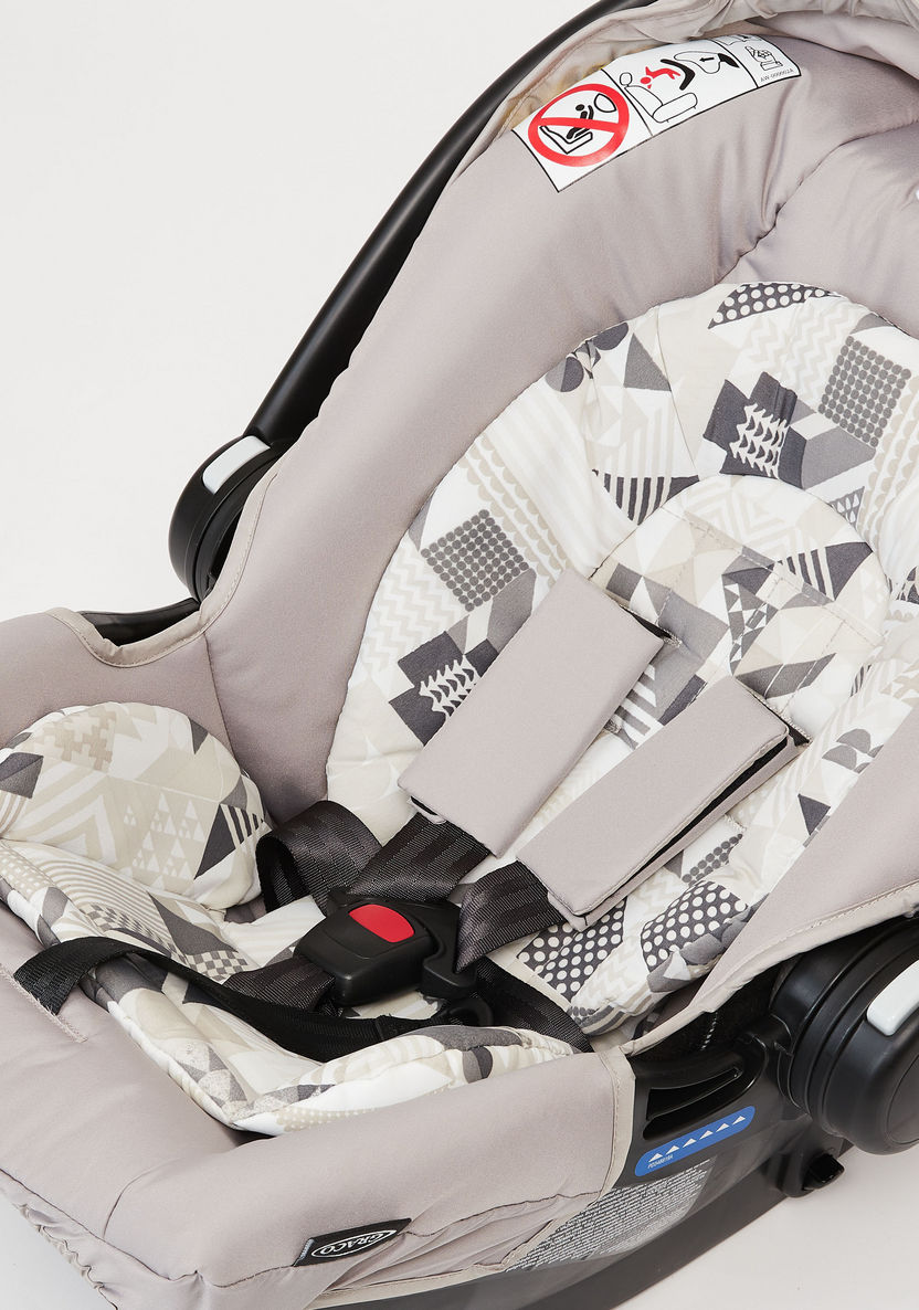 Graco Grey Travel-Ready Baby Stroller with Car Seat Two-In-One Technology (Upto 3 years) -Modular Travel Systems-image-11