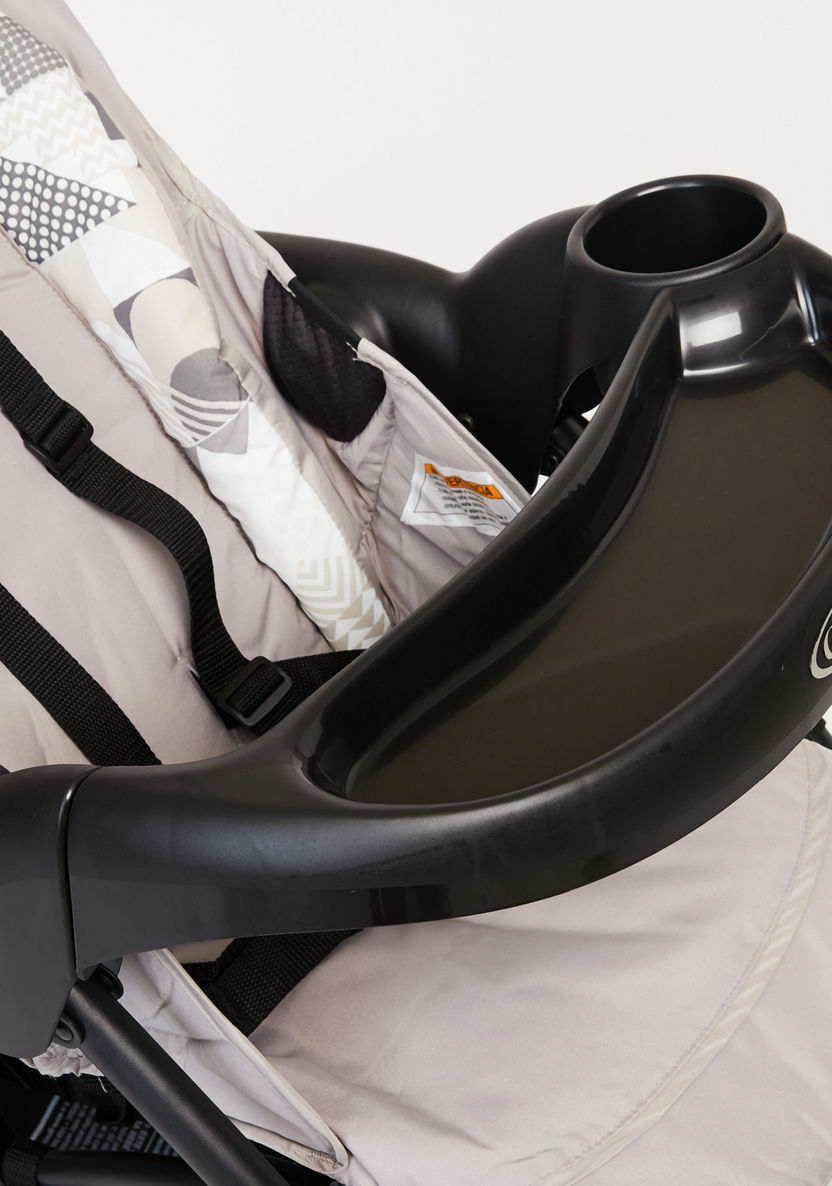 Graco Grey Travel-Ready Baby Stroller with Car Seat Two-In-One Technology (Upto 3 years) -Modular Travel Systems-image-6