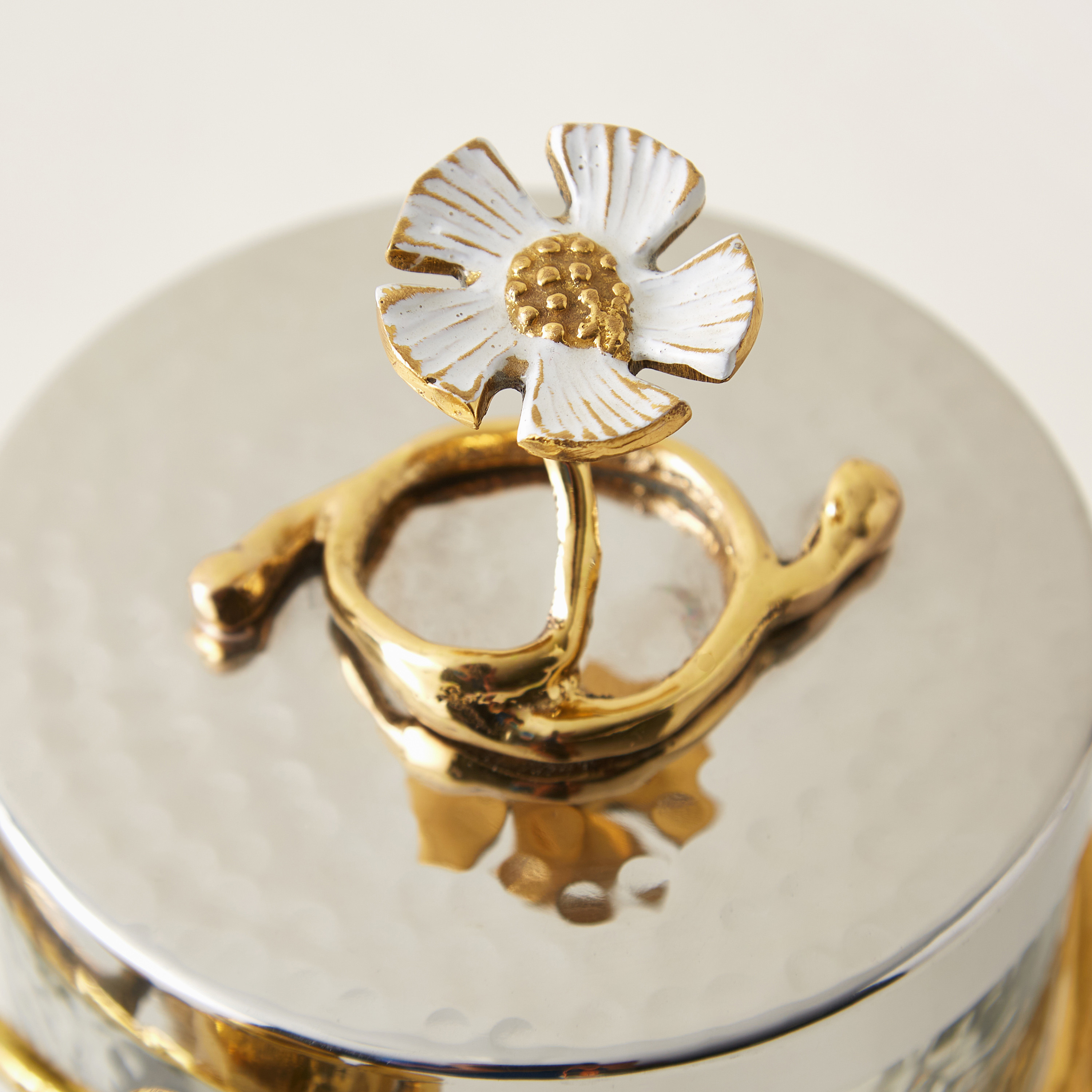 Transparent Embellished Canister with Lid-household-kitchen-kitchentoolsandutensils-image-3