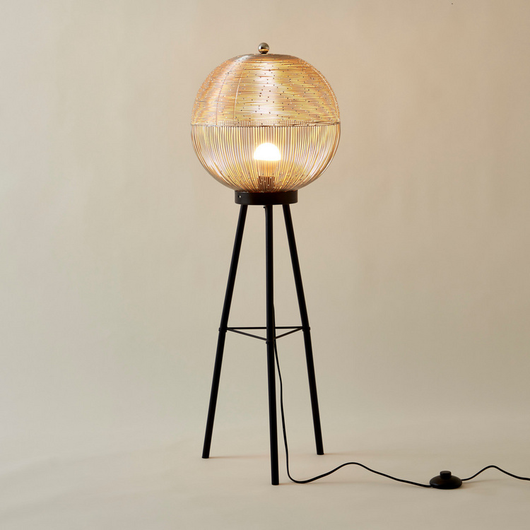 Metal Floor Lamp - 33x33x93 cms