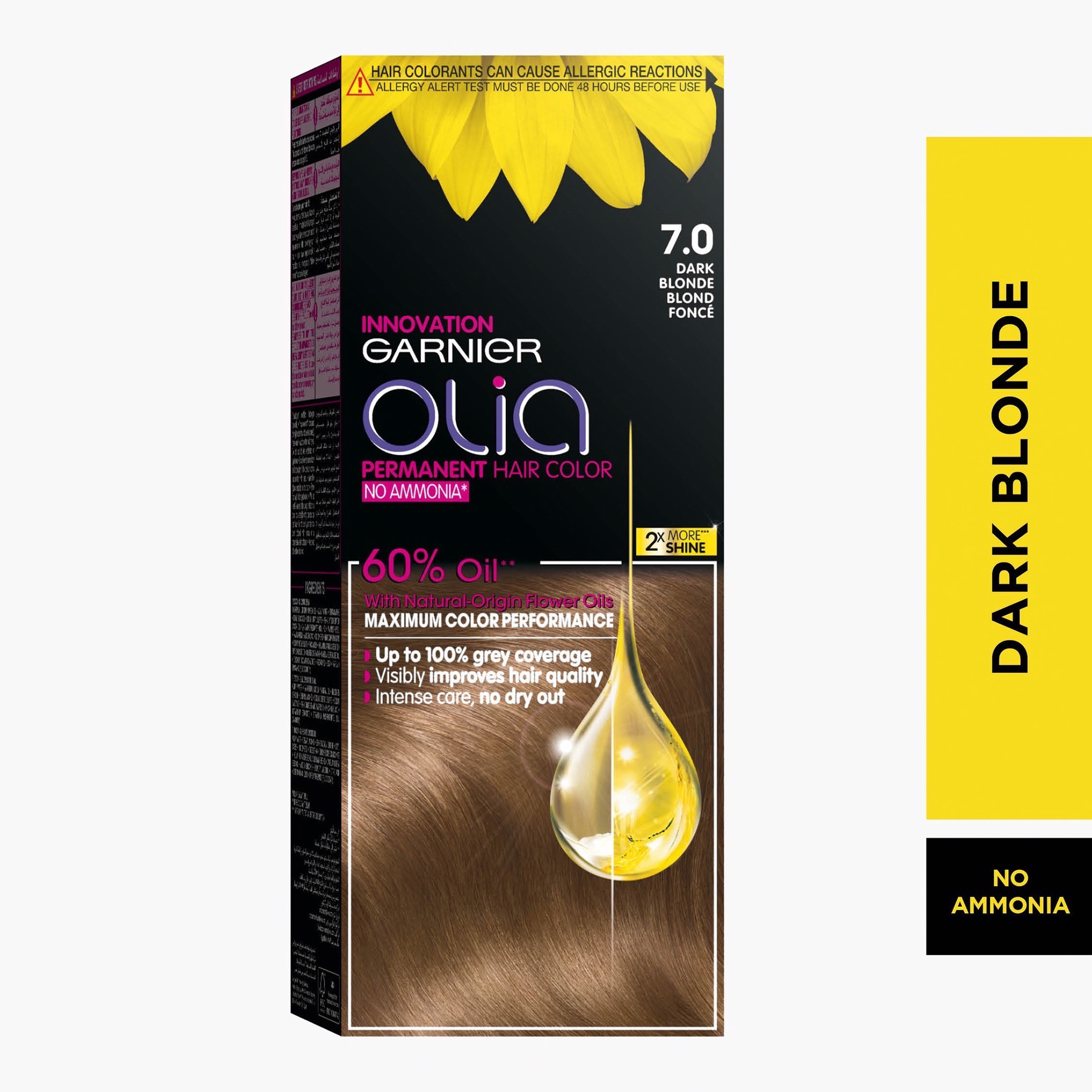 صبغة شعر 7.0 بلون أشقر غامق خالية من الأمونيا من جارنييه أولي-beautyandpersonalcare-hair-hairstyling-haircolours-image-1