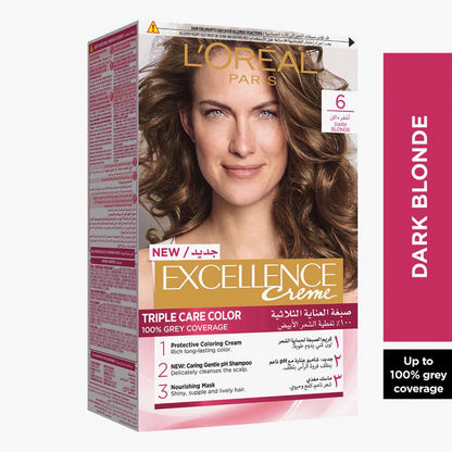 Buy L'Oreal Paris Excellence  Dark Blonde Hair Colour Online |  Centrepoint Saudi