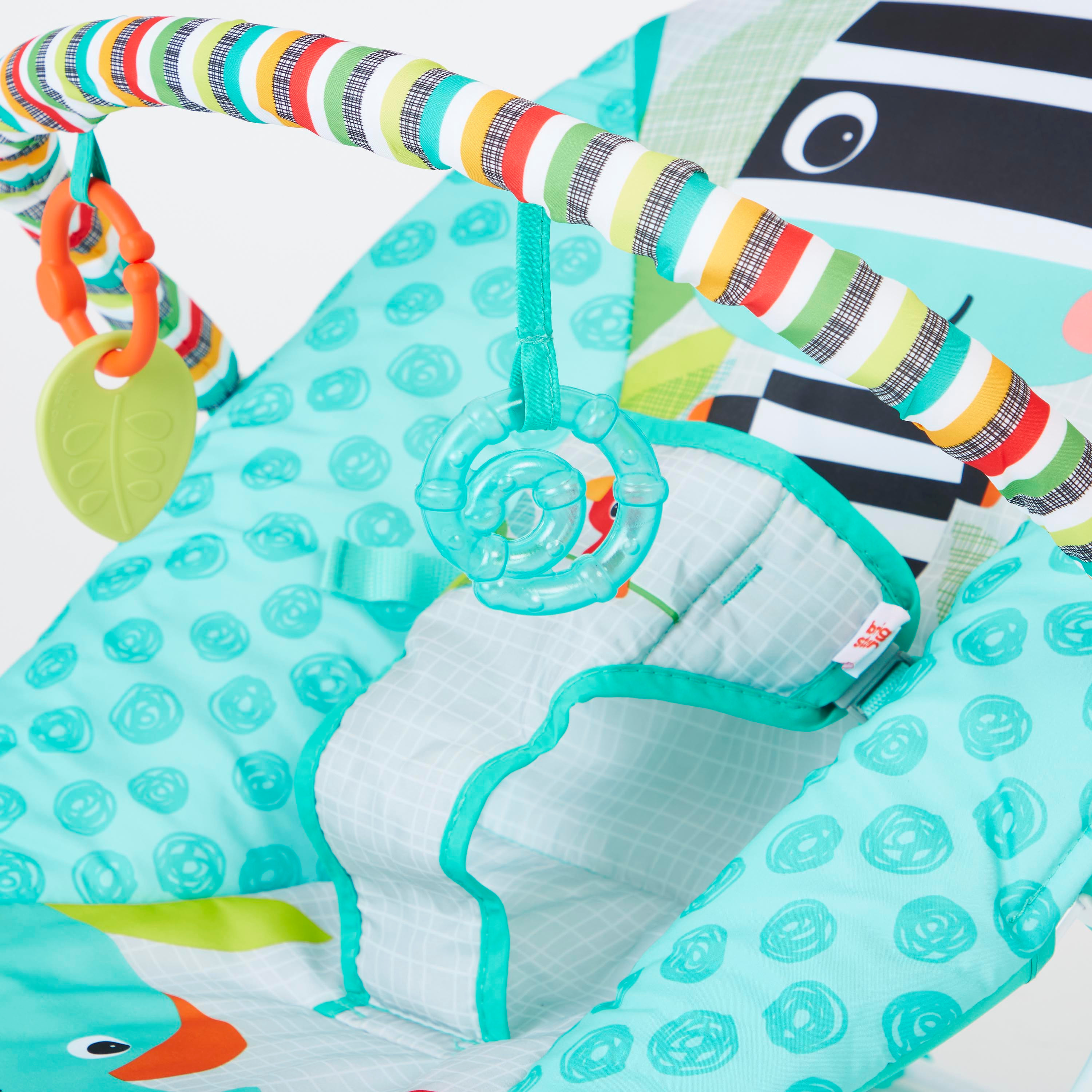 Bright Starts Zig Zag Zebra Vibrating Bouncer with 3-Point Harness-baby-infantactivity-bouncers-image-4
