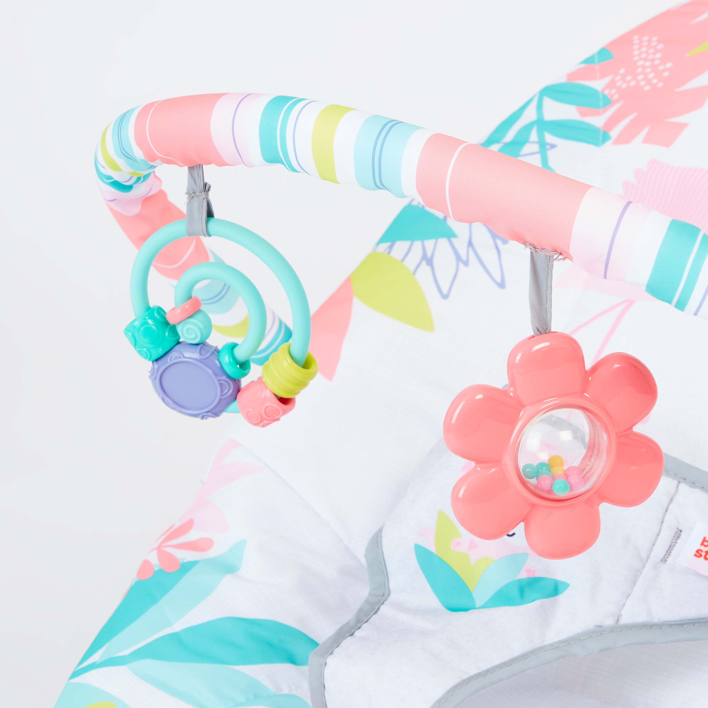 Bright Starts Flamingo Vibes Vibrating Bouncer-baby-infantactivity-bouncers-image-4