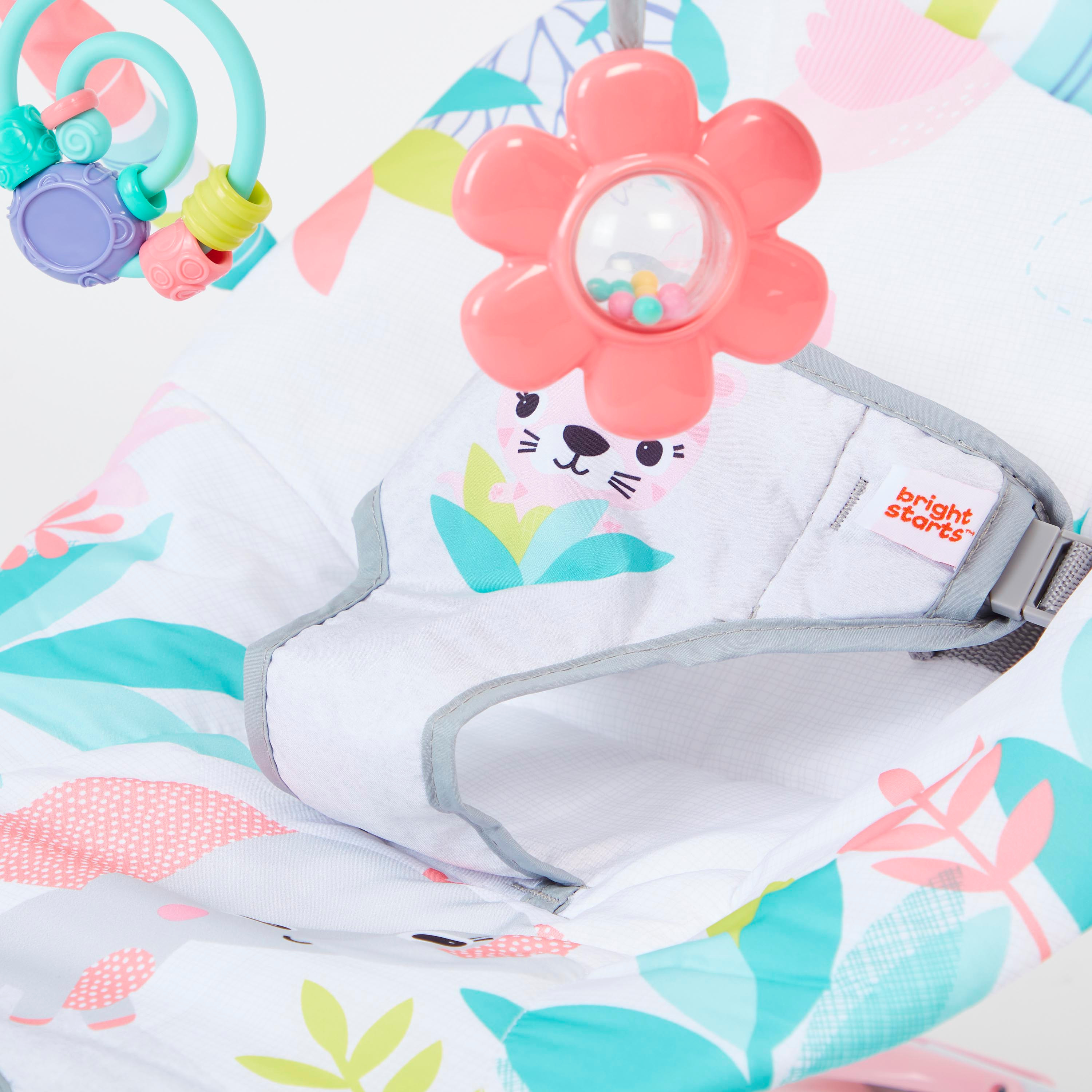 Bright Starts Flamingo Vibes Vibrating Bouncer-baby-infantactivity-bouncers-image-5