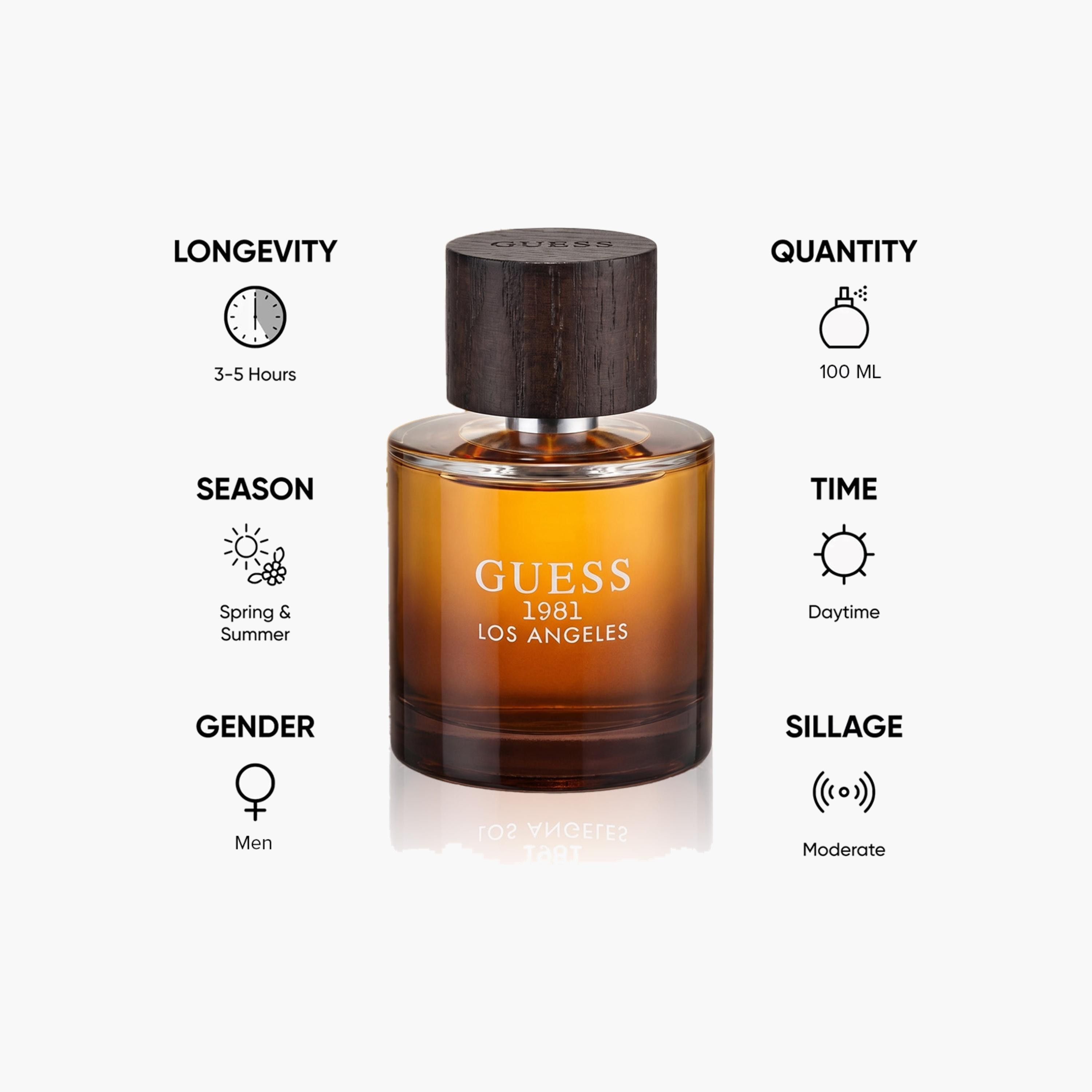 Guess Men's 1981 Los Angeles Eau De Toilette Spray - 100 ml-beautyandpersonalcare-fragrance-men-image-5