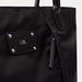 LBL Solid Tote Bag with Double Handles and Zip Closure-Women%27s Handbags-thumbnailMobile-4