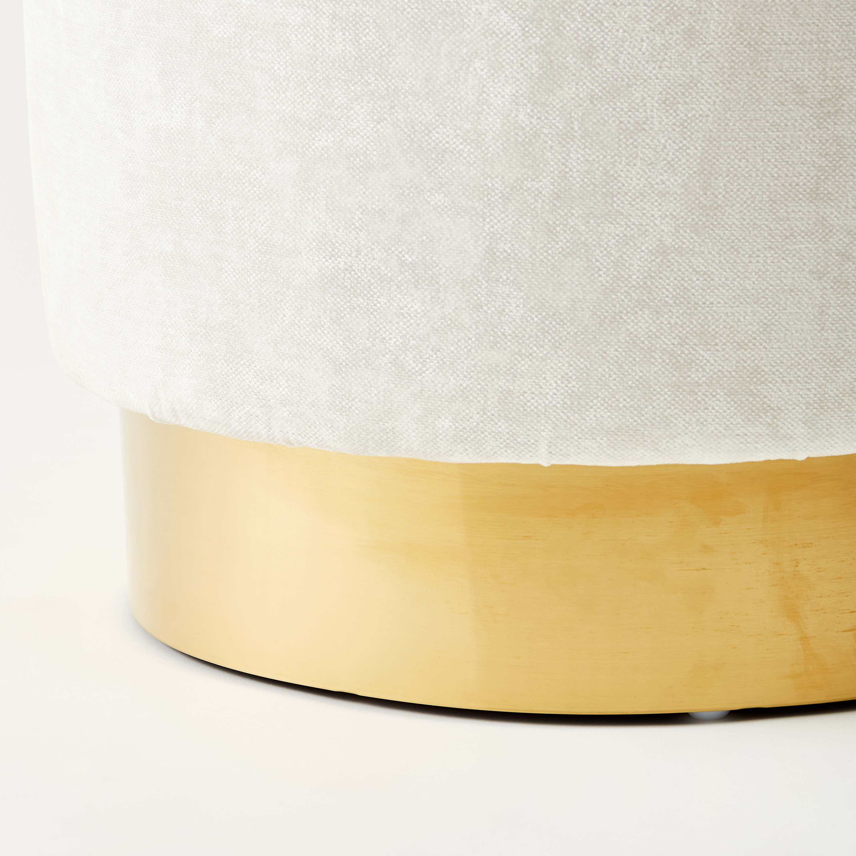 Upholstered Round Pouf - 58x58x54 cm-furniture-sofaandseating-ottomansbeanbagsandpoufs-image-4