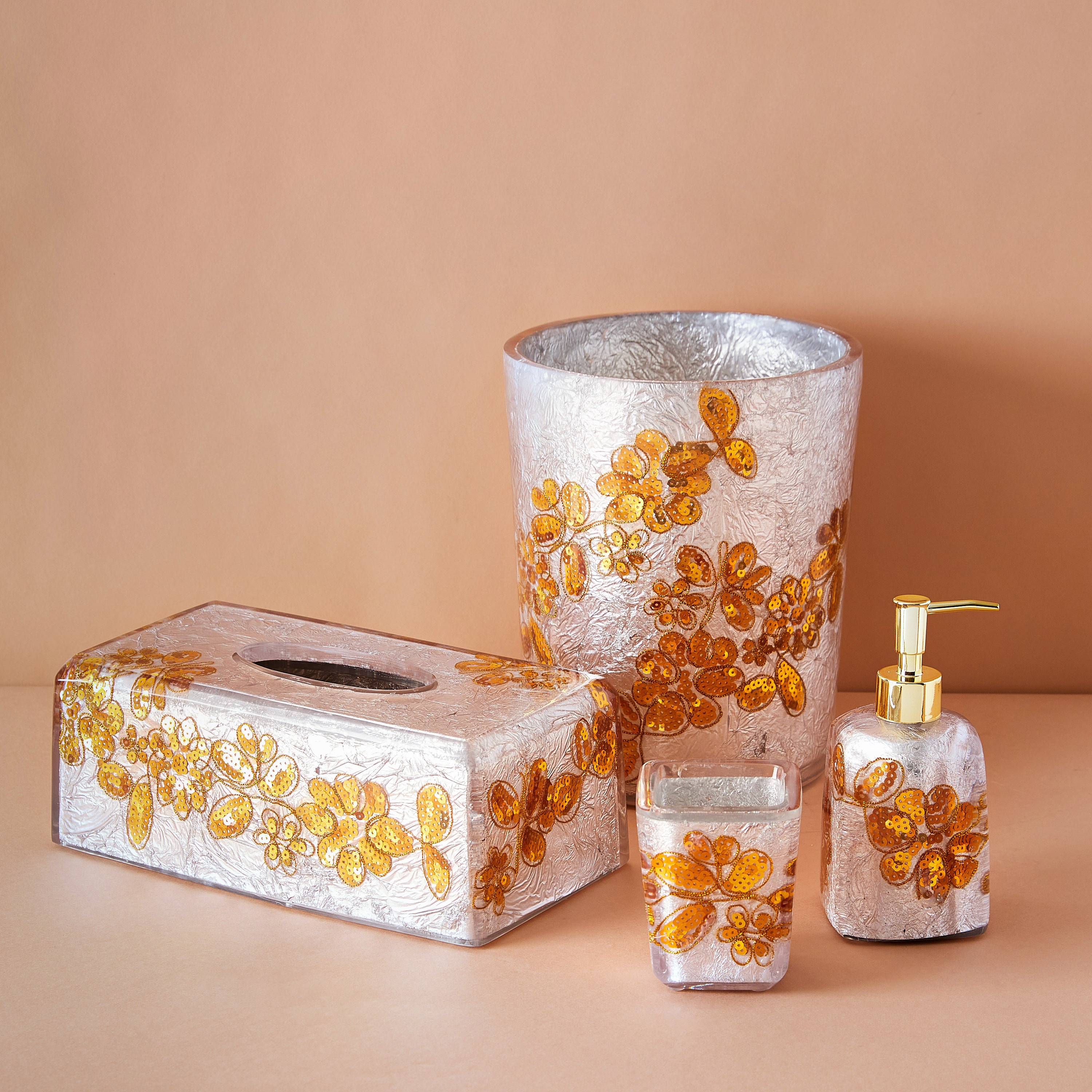 Sequin Embellished Lotion Dispenser-household-bathandlaundry-bathaccessories-soapdishesanddispensers-image-5