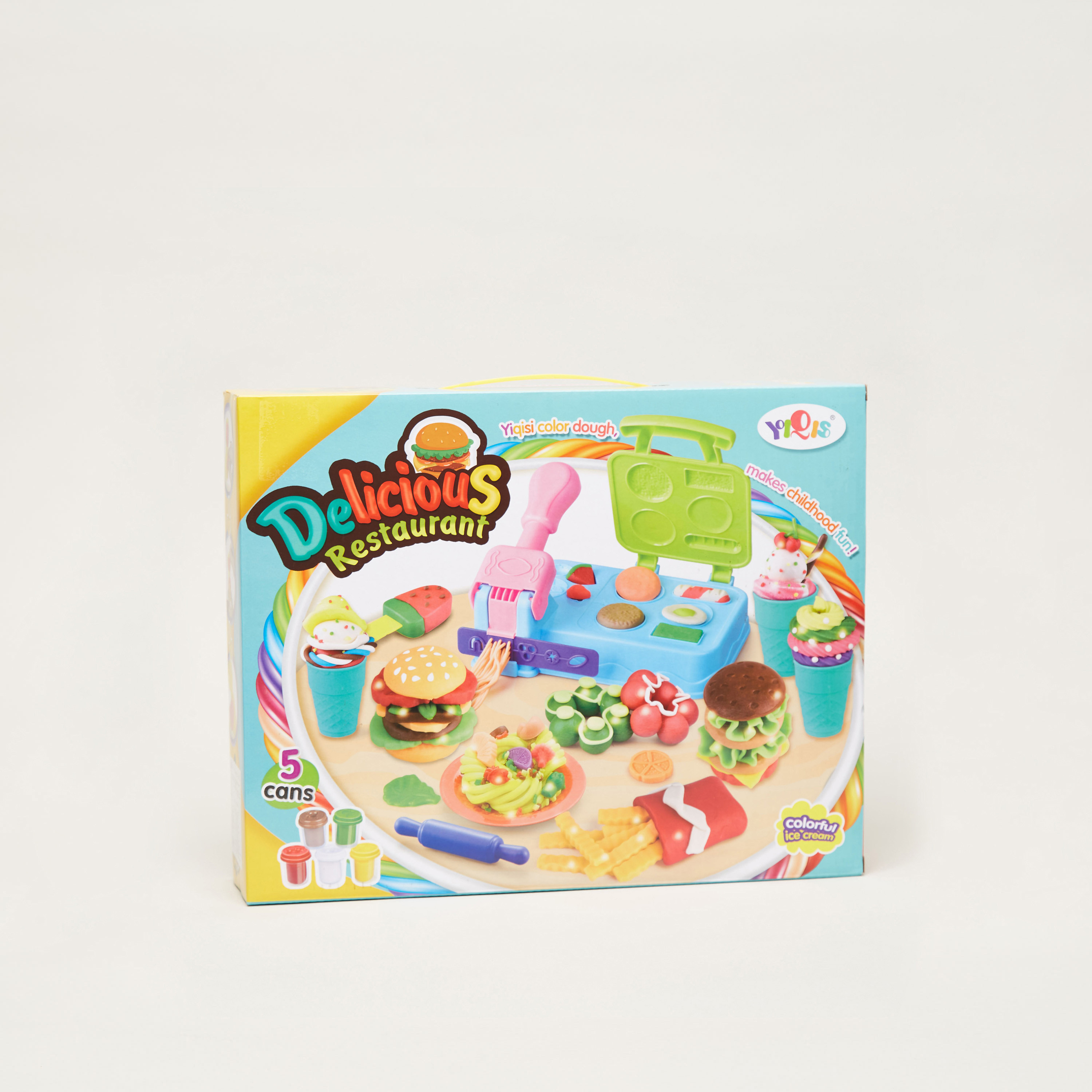 مجموعة المطعم الغربي اللذيذ YIQIS-toys-educational-doughtoys-image-2