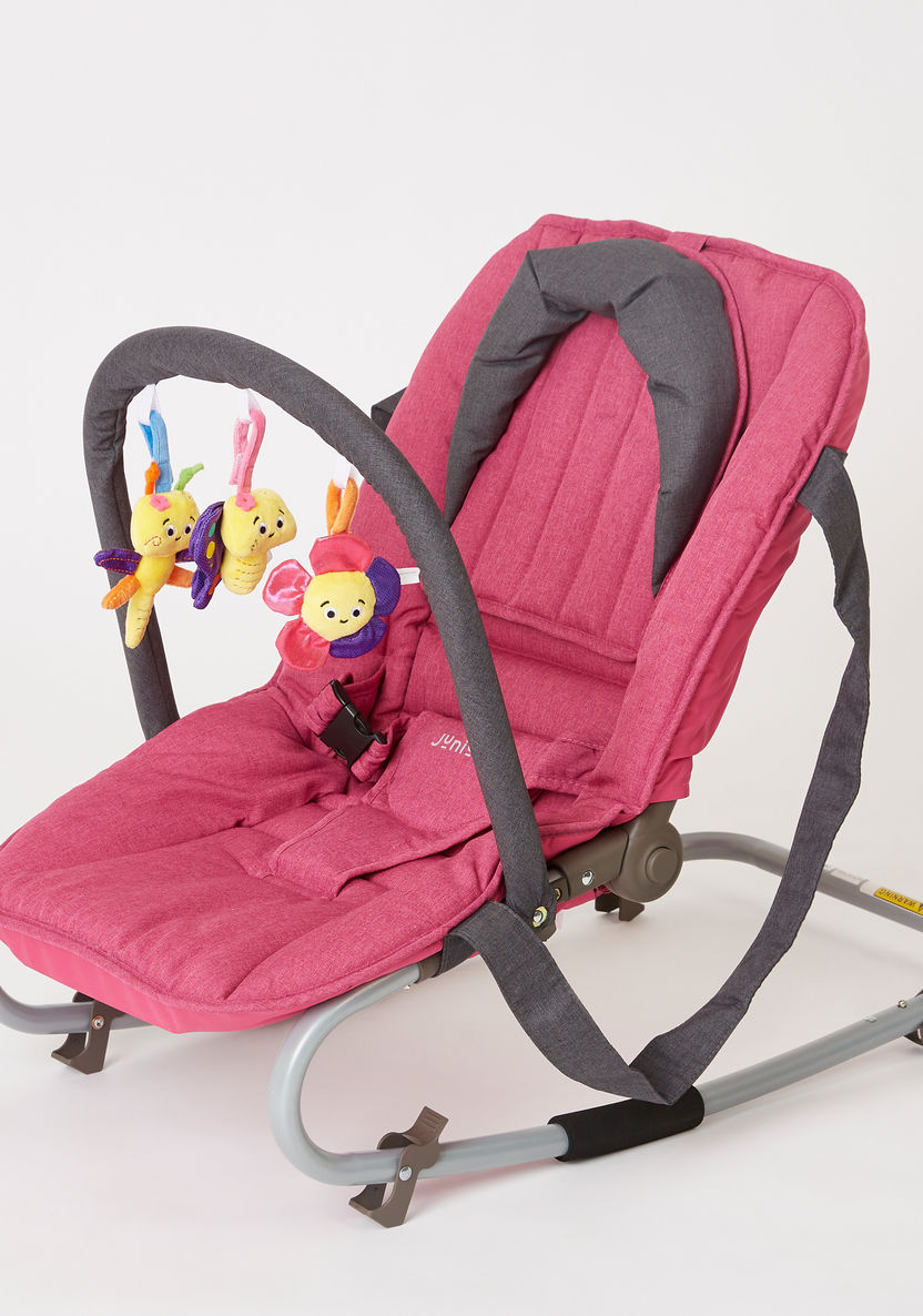 Juniors Fossil Baby Rocker with Toys-Infant Activity-image-0