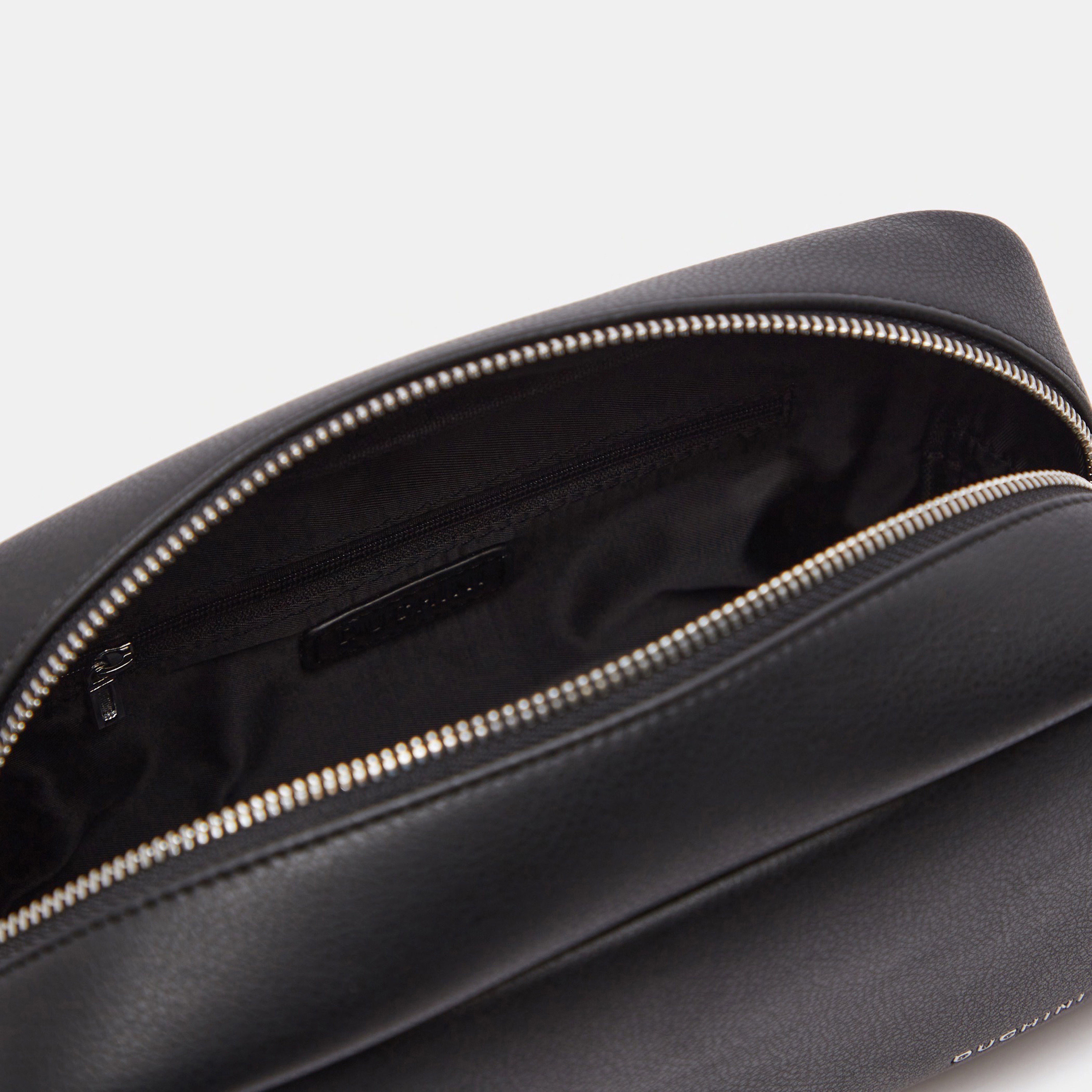 Duchini Solid Pouch with Zip Closure and Wrist Loop-men-bags-image-6