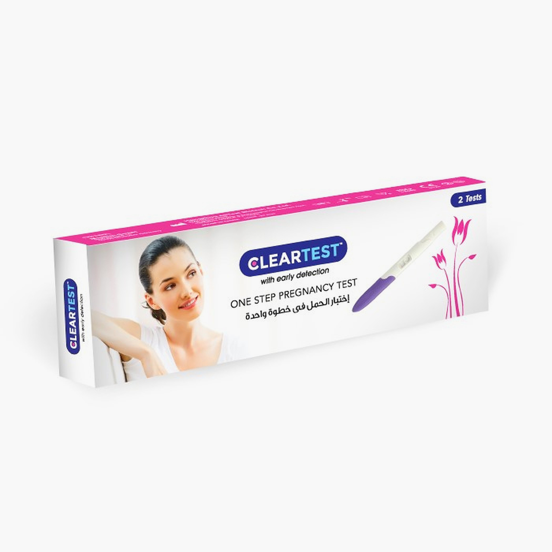 Clear Test Pregnancy One Step Pregnancy Test - 2 Tests-baby-maternalcare-facialcare-image-1