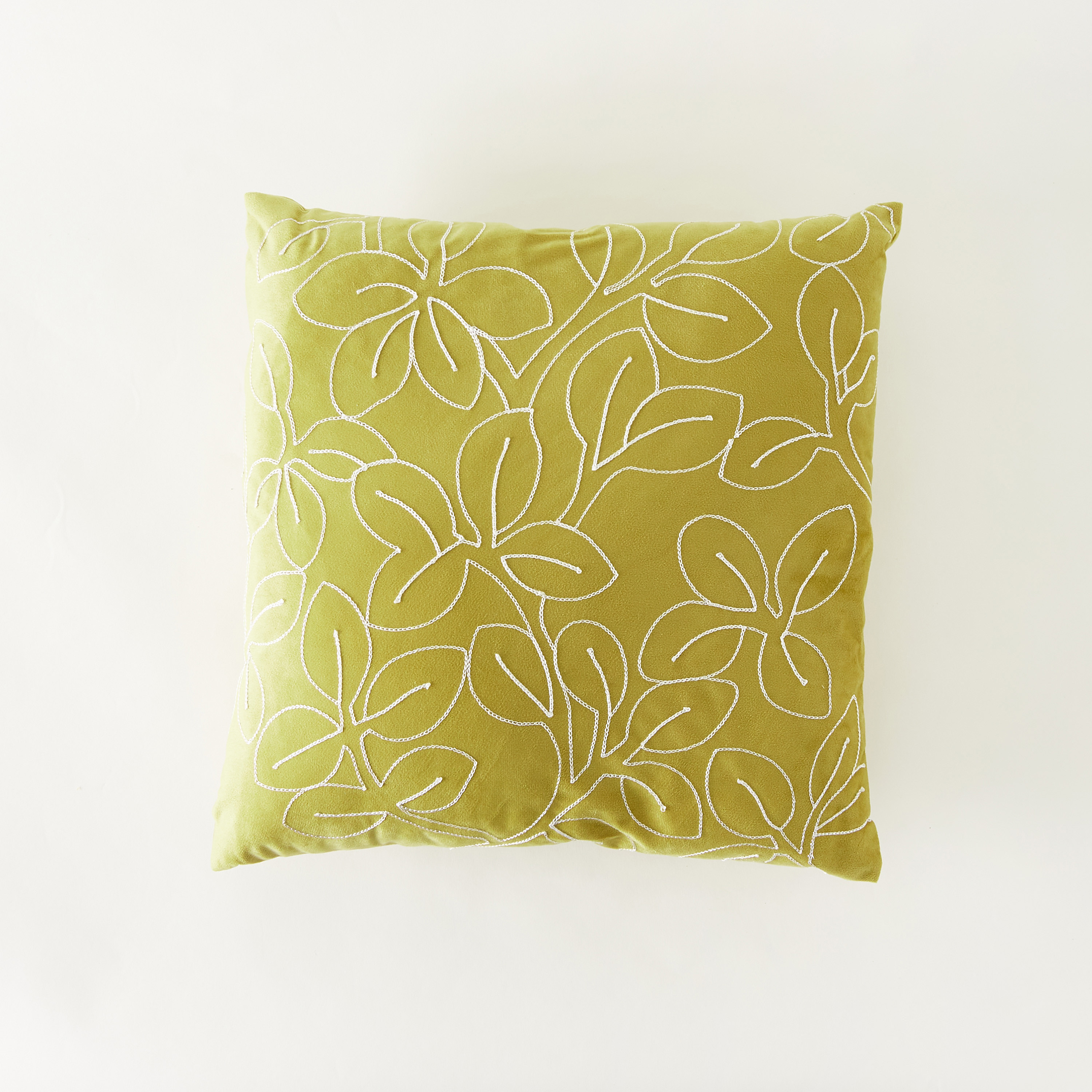 وسائد محشوة مخملية مطرزة من قطعتين من واو  - 45x45 سم-household-cushionsandthrows-cushioncovers-image-2