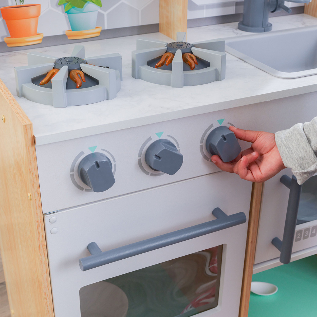 Kidkraft Let's Cook Play Kitchen Playset-toys-roleplay-kitchensets-image-10
