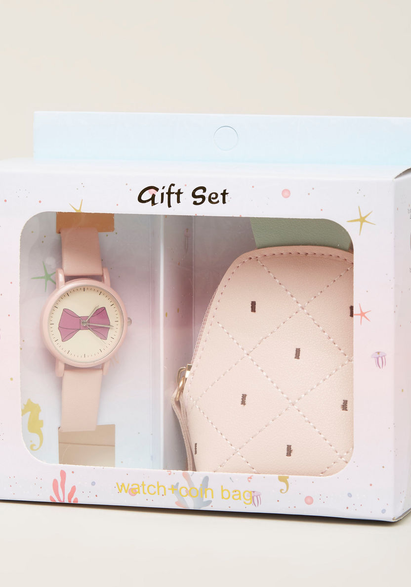 Charmz Printed 2-Piece Gift Set-Watches-image-0