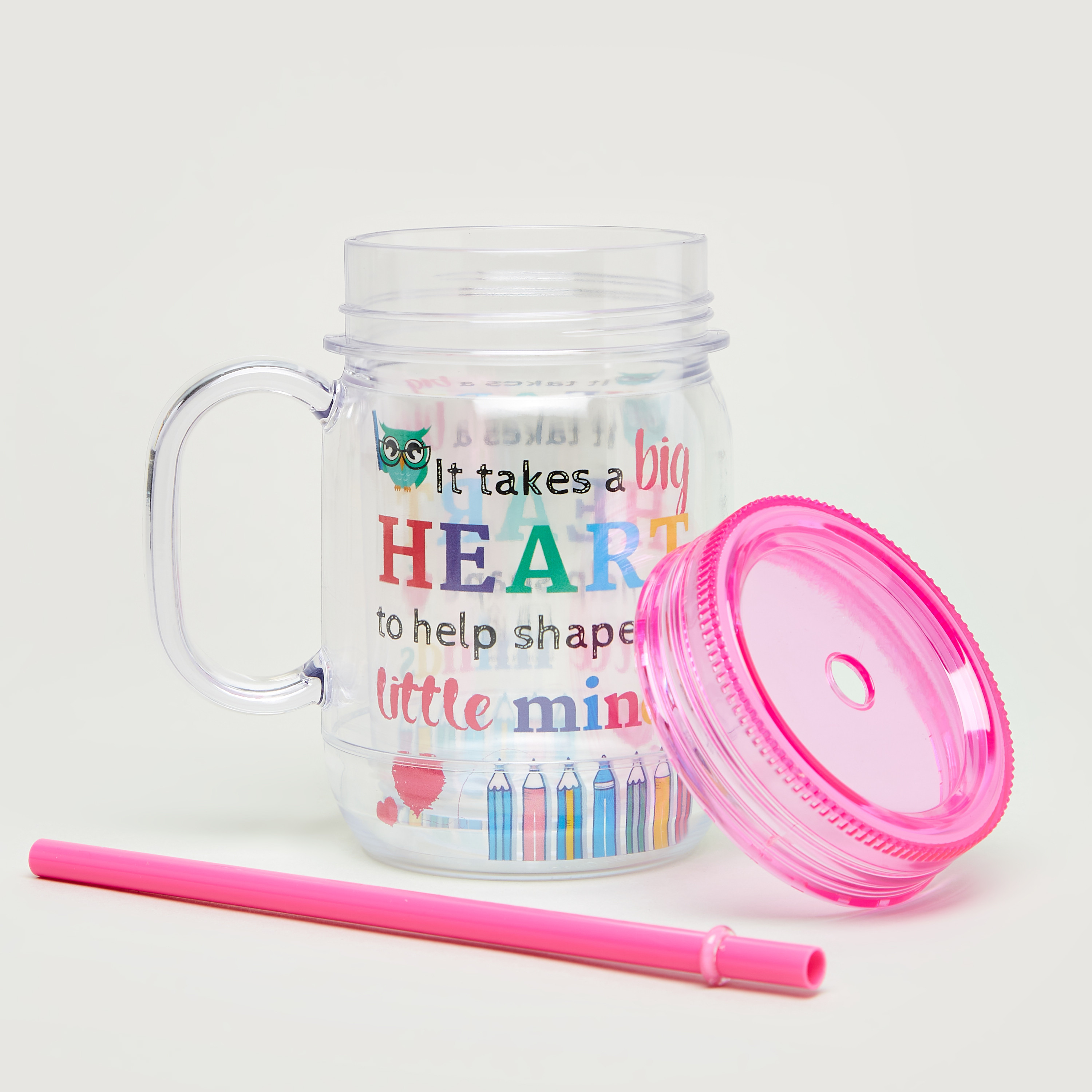 كوب الصيف بقشّة وطبعات من جونيورز - 550 مل-household-giftingaccessories-accessories-image-3
