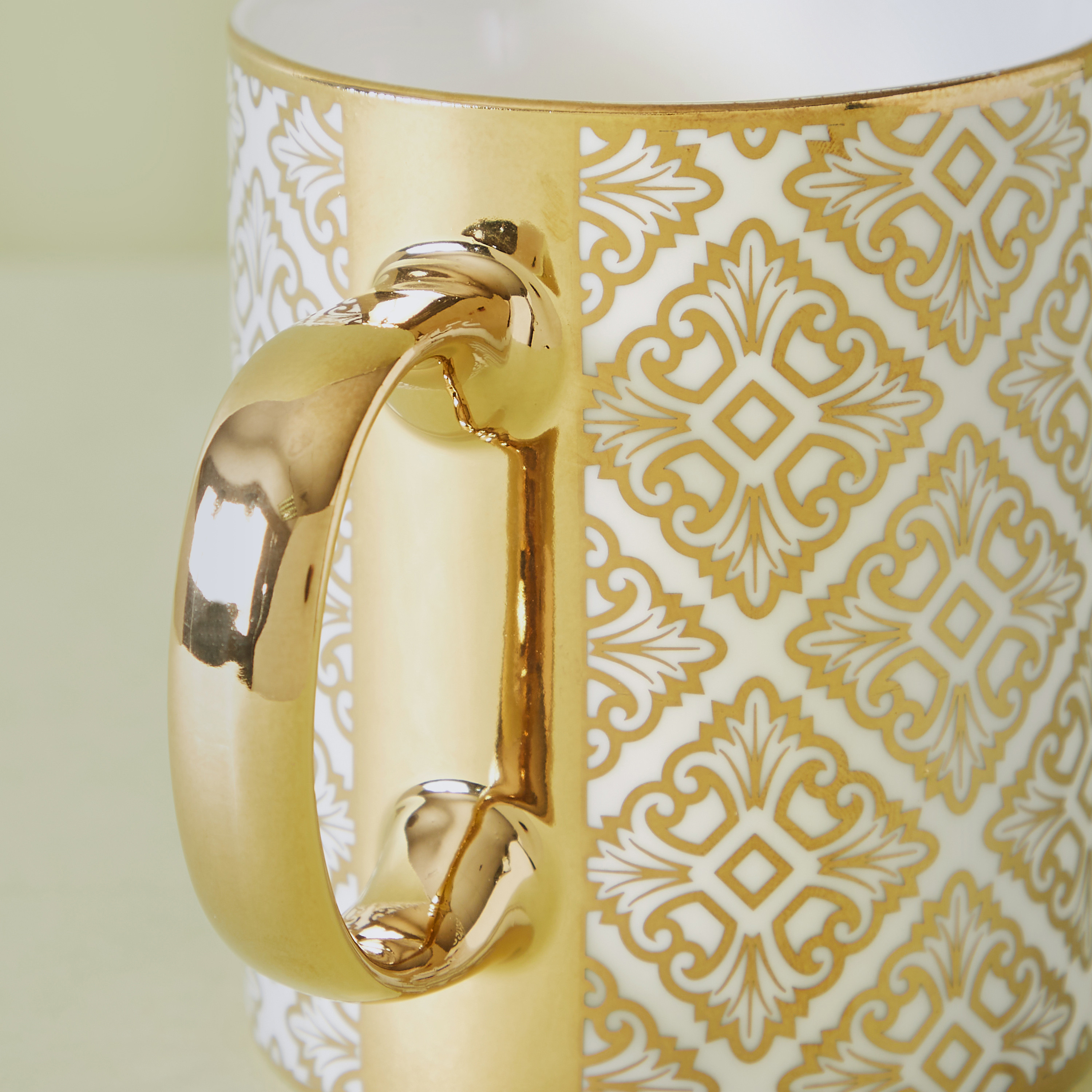 Mug Curved Rim Buy Printed Mug with Curved Handle - 354 ml Online | Centrepoint Kuwait