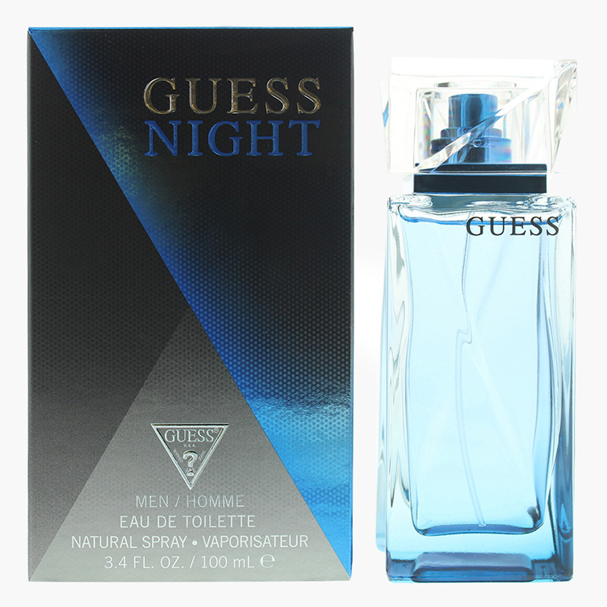 Guess Night Men's Eau De Toilette Spray for Men - 100 ml-beautyandpersonalcare-fragrance-men-image-1