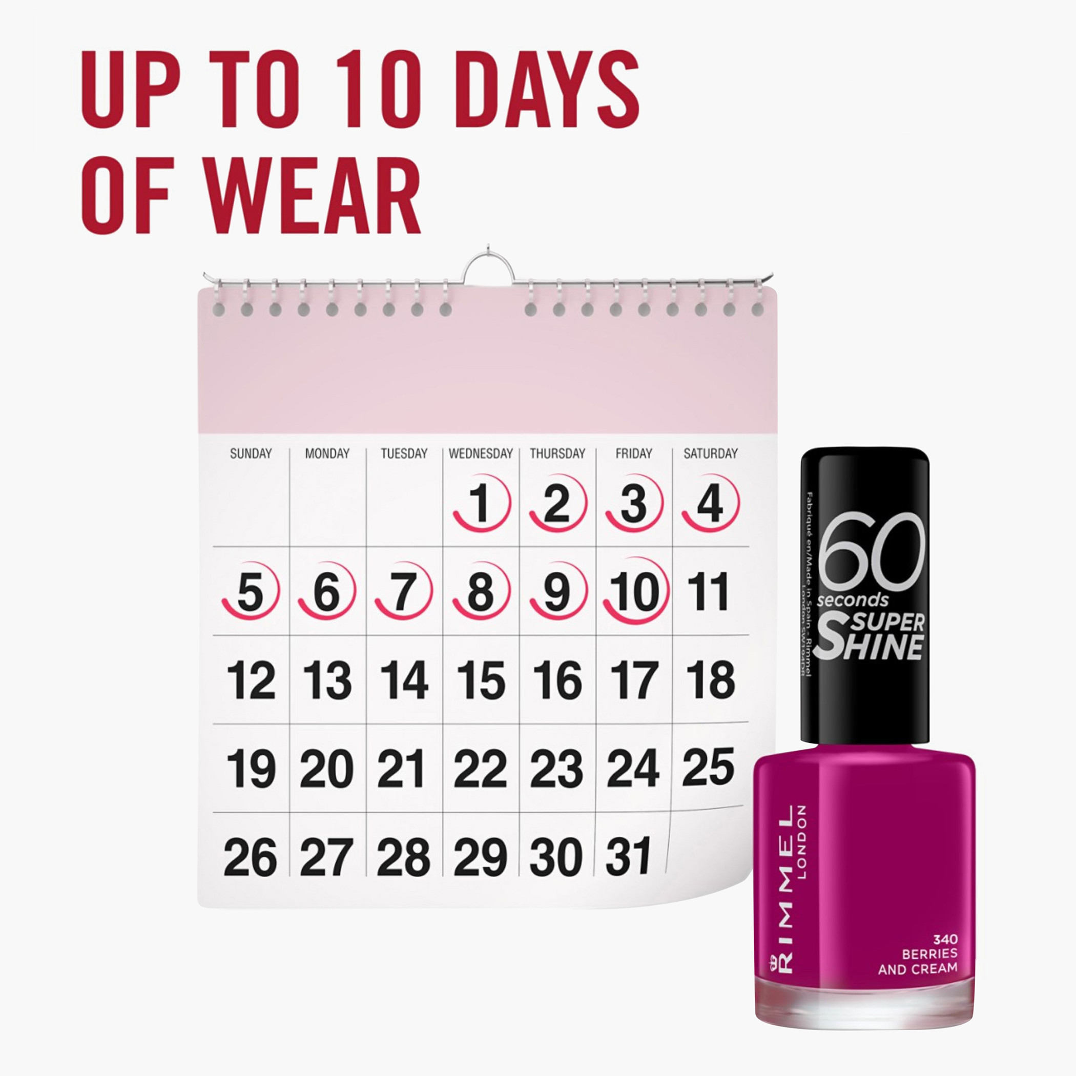طلاء أظافر 60 ثانية من ريميل - 8 مل-beautyandpersonalcare-makeup-nails-nailpolishes-image-69