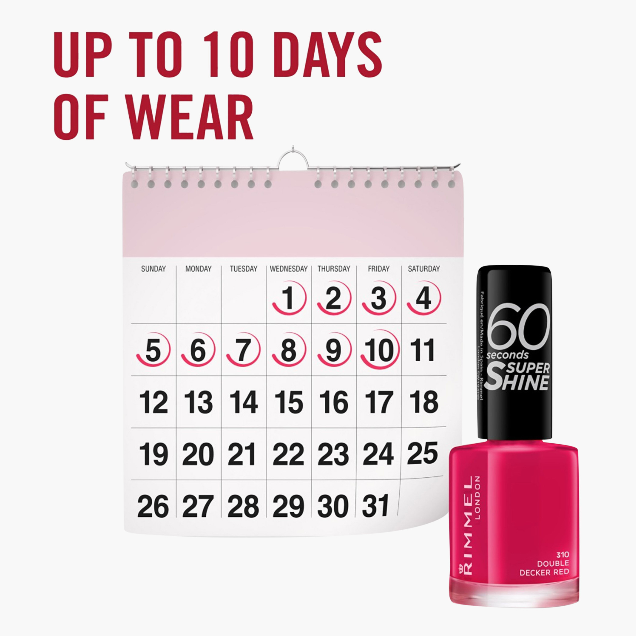 طلاء أظافر 60 ثانية من ريميل - 8 مل-beautyandpersonalcare-makeup-nails-nailpolishes-image-168