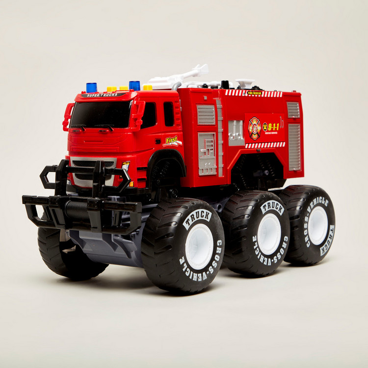 Jinheng Friction Power Fire Engine Truck Toy