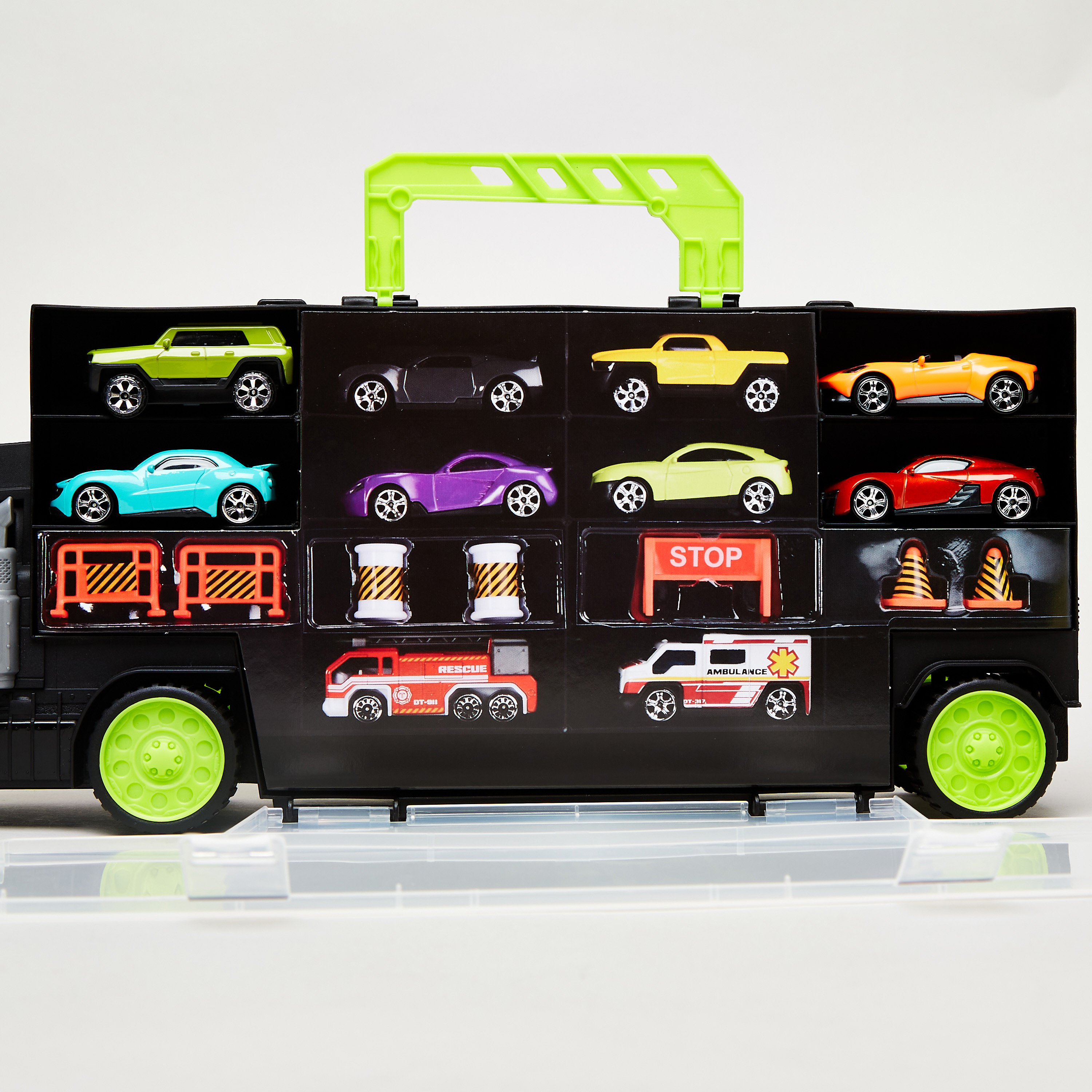 DICKIE TOYS Carry & Store Transporter Truck Toy Playset-toys-playvehicles-cars-image-3